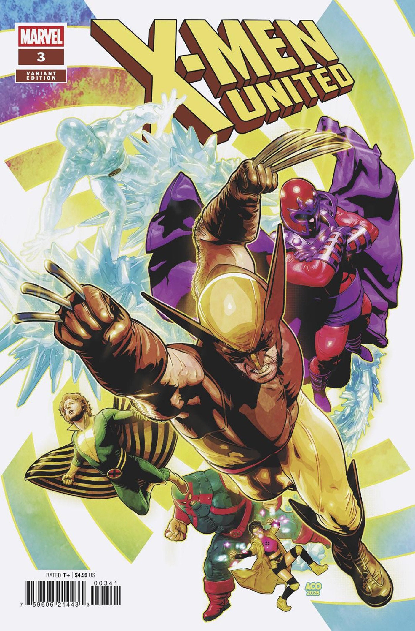 X-MEN UNITED #3 ACO VARIANT ISBN: 75960621443300341 - FOC DATE: 4/19/26 - Release Date: 5/20/26