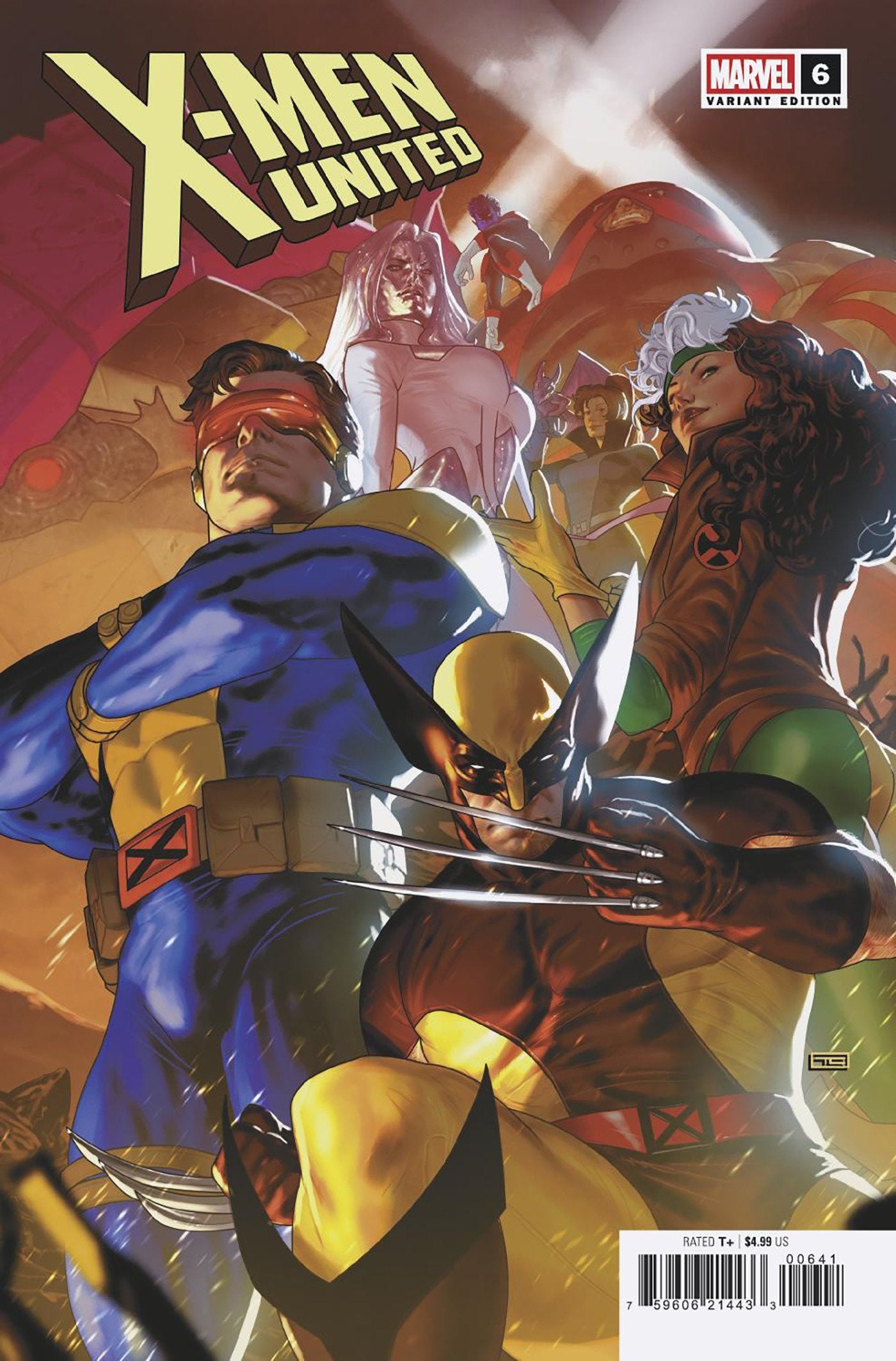 X-MEN UNITED #6 TAURIN CLARKE VARIANT ISBN: 75960621443300641 - FOC DATE: 7/12/26 - Release Date: 8/12/26
