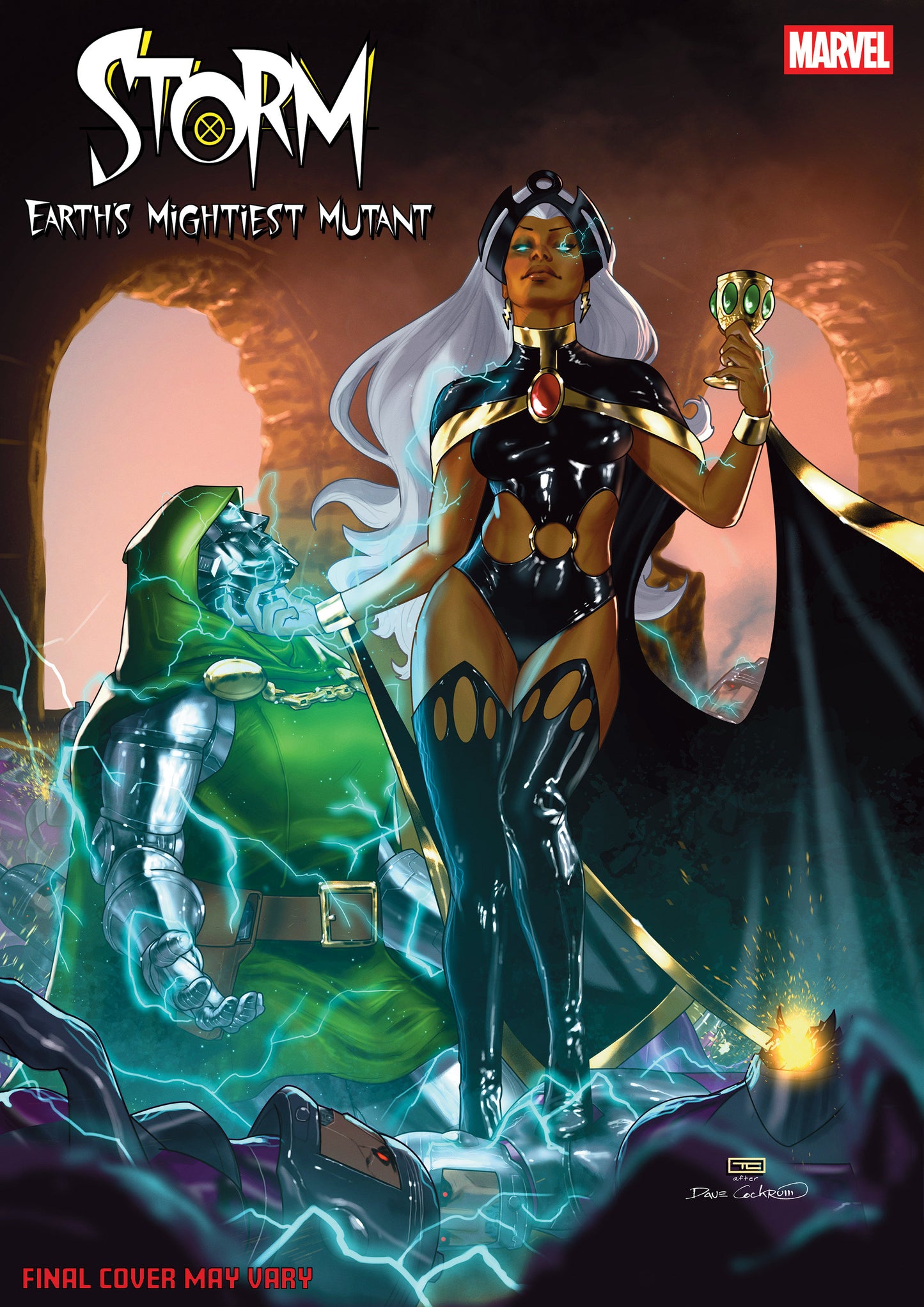 STORM: EARTH'S MIGHTIEST MUTANT #2 TAURIN CLARKE DOOM HOMAGE VARIANT ISBN: 75960621445700221 - FOC DATE: 02/09/2026 - Release Date: 03/11/2026