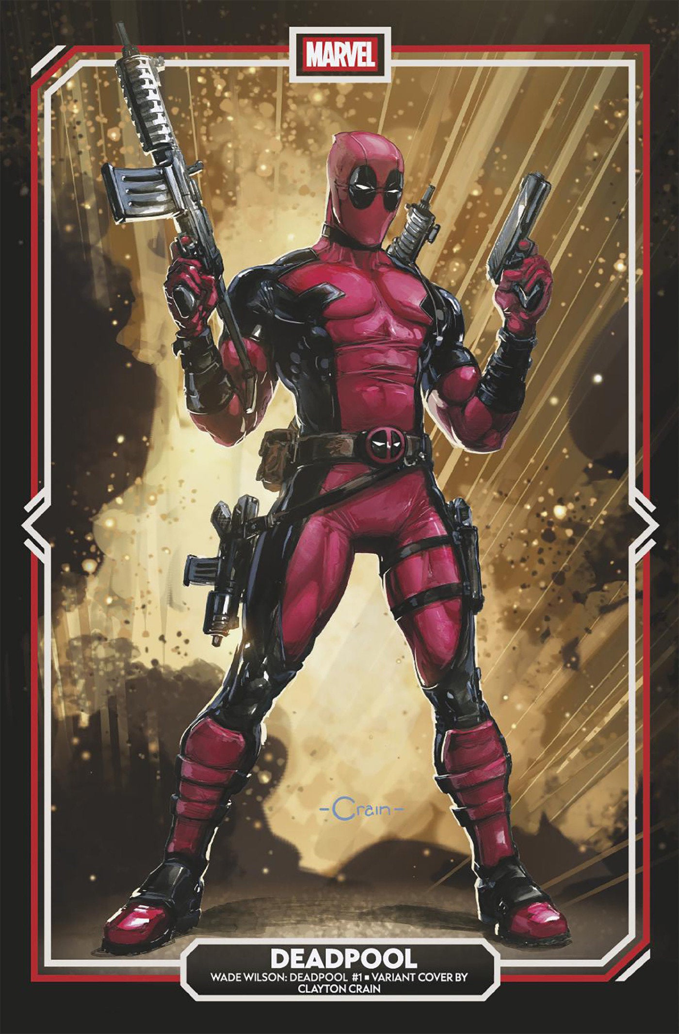 WADE WILSON: DEADPOOL #1 CLAYTON CRAIN VARIANT ISBN: 75960621448800141 - Release Date: 2/11/26