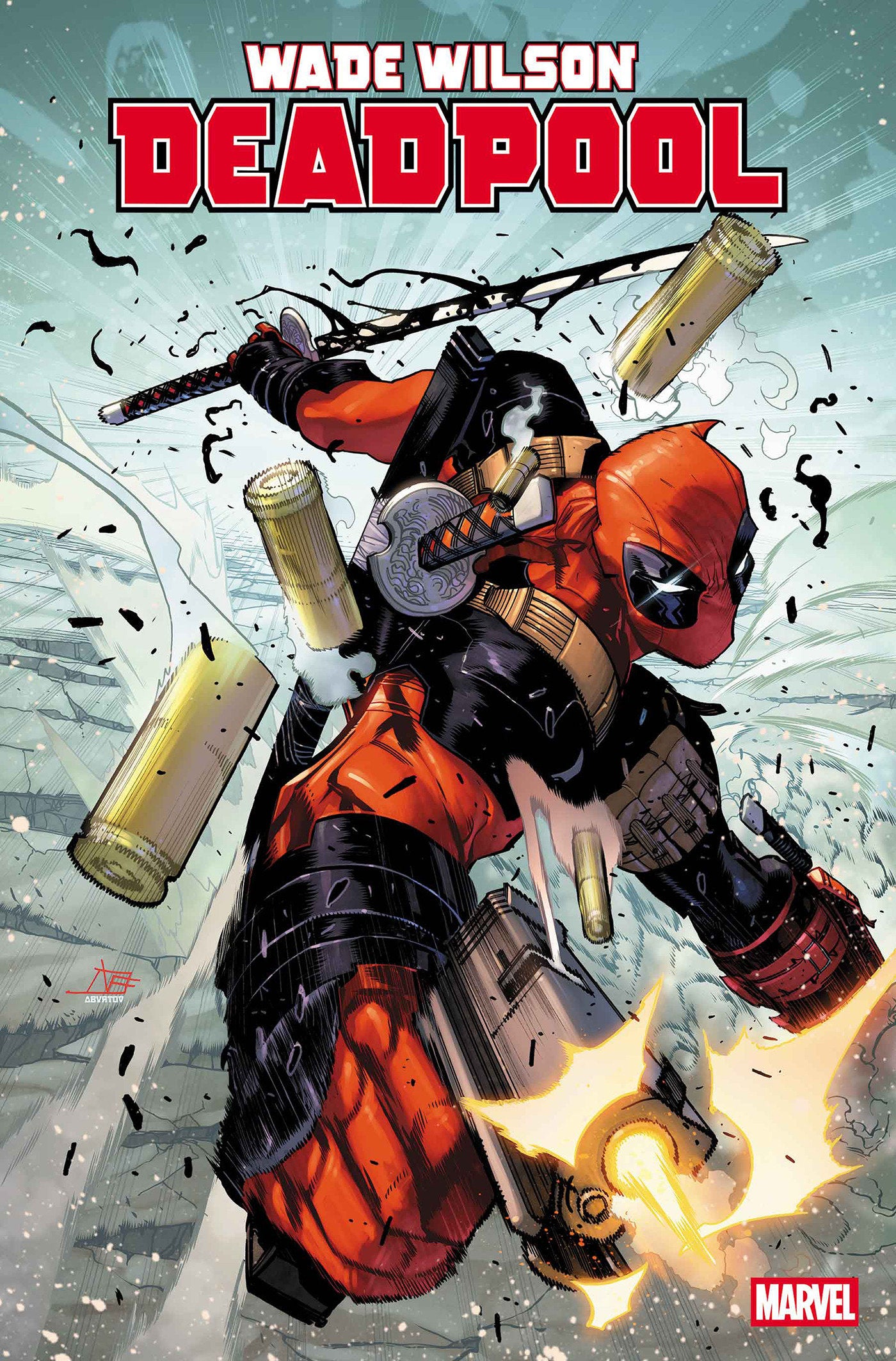 WADE WILSON: DEADPOOL #1 FEDERICO VICENTINI VARIANT ISBN: 75960621448800151 - Release Date: 2/11/26