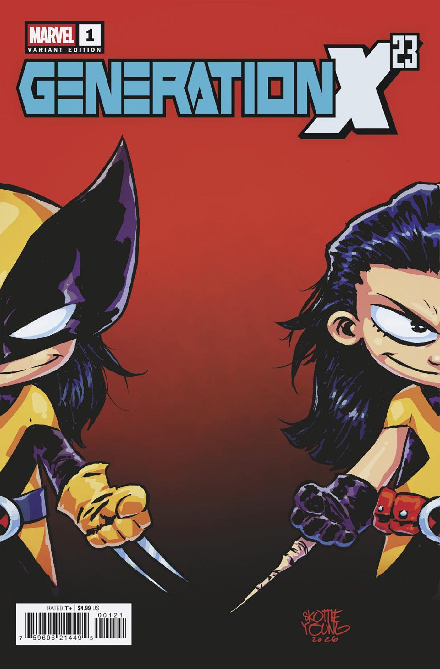 GENERATION X-23 #1 SKOTTIE YOUNG VARIANT ISBN: 75960621449500121 - Release Date: 2/18/26