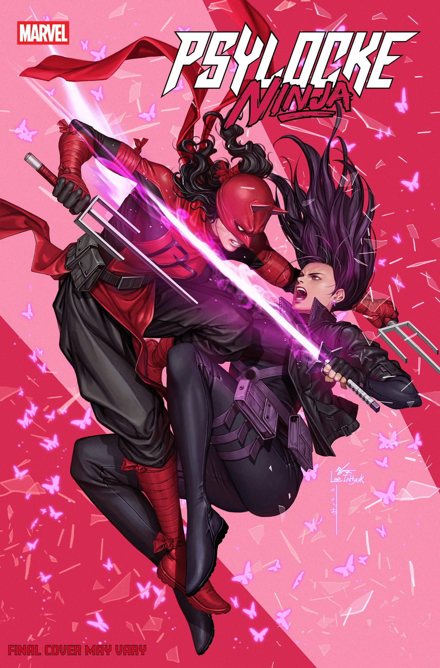 PSYLOCKE: NINJA #3 INHYUK LEE VERSUS ELEKTRA VARIANT ISBN: 75960621450100321 - FOC DATE: 2/23/26 - Release Date: 3/25/26