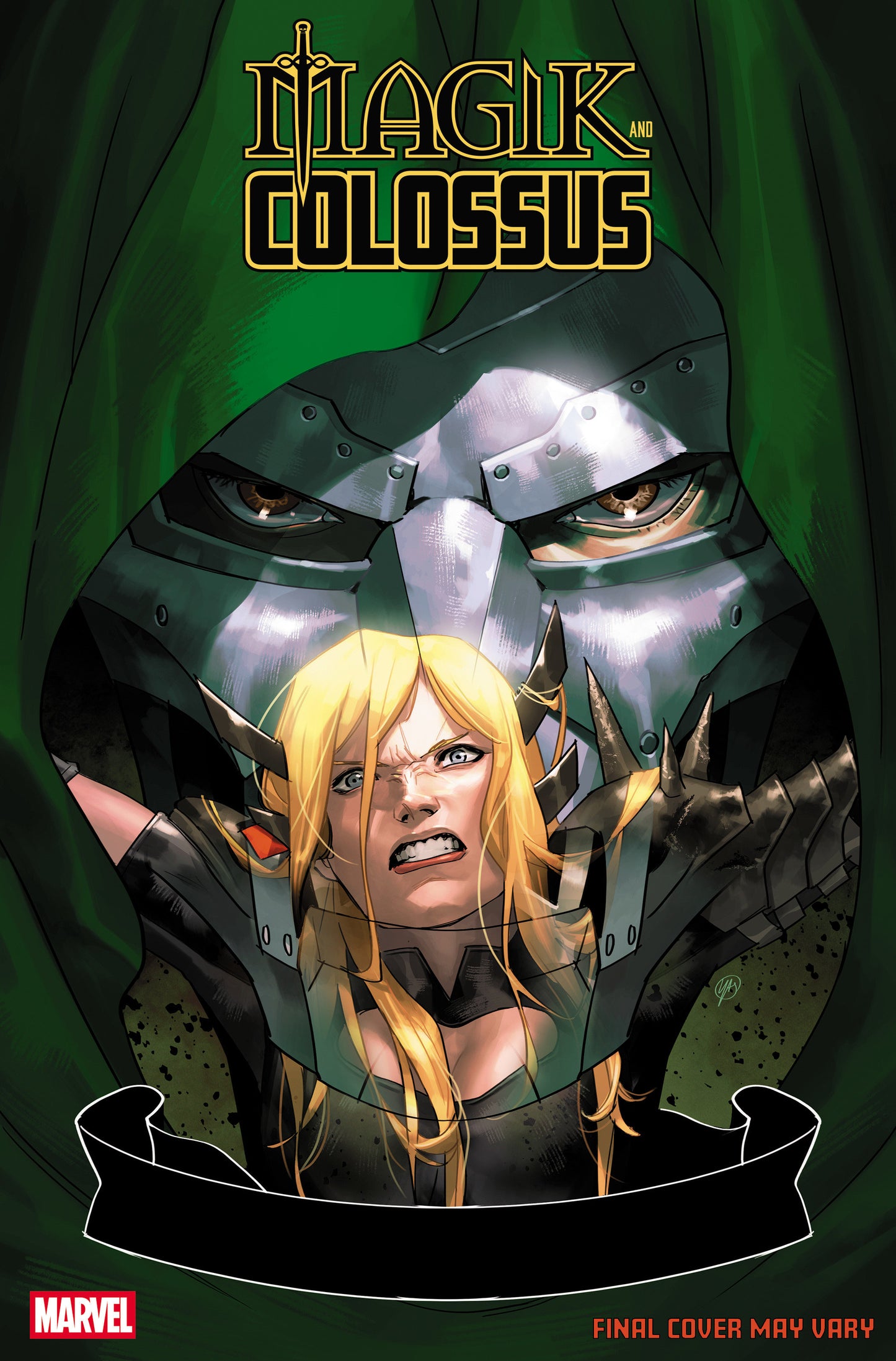 MAGIK & COLOSSUS #2 YASMINE PUTRI DOOM HOMAGE VARIANT ISBN: 75960621452500231 - FOC DATE: 02/09/2026 - Release Date: 03/11/2026