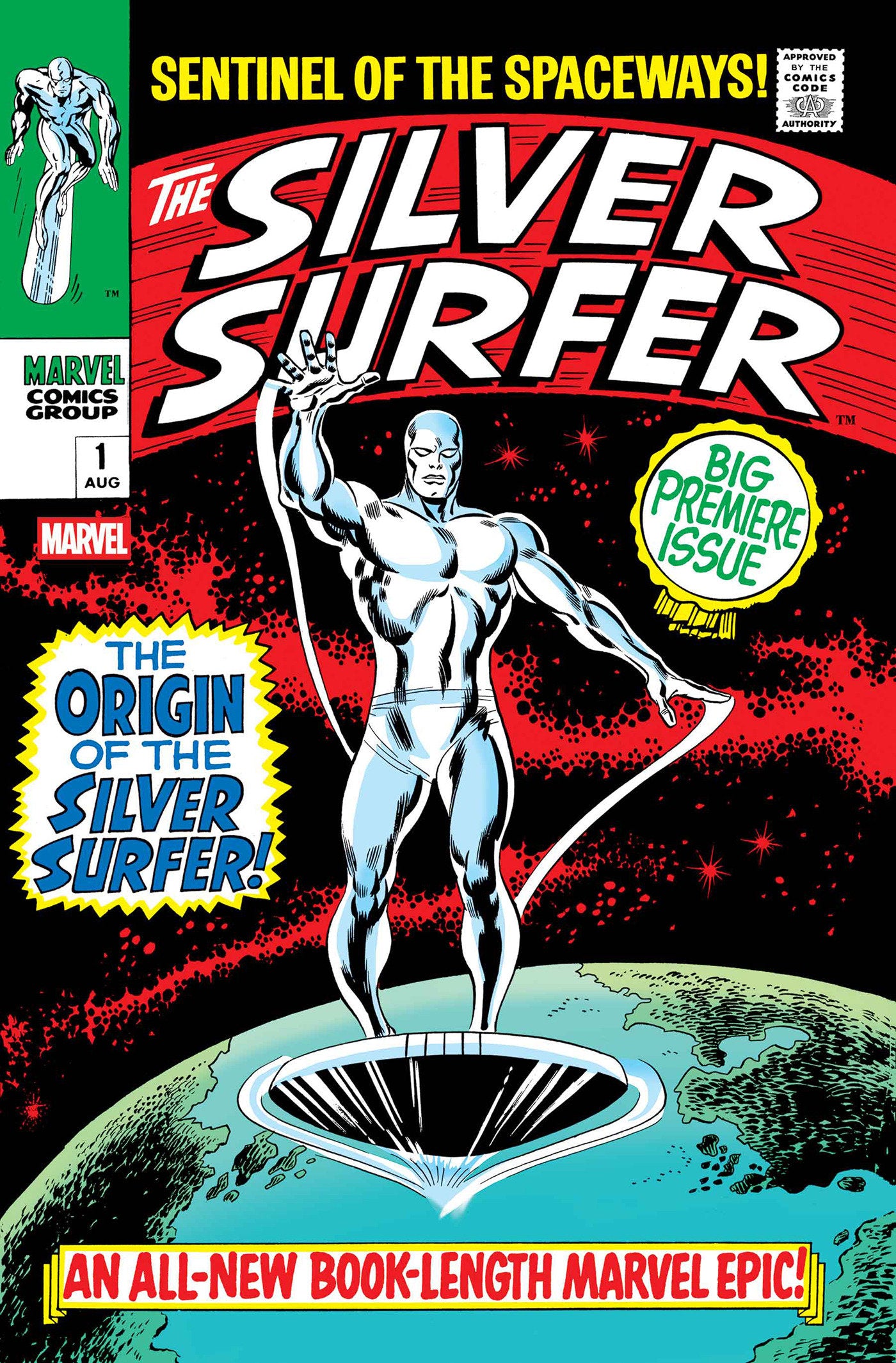 SILVER SURFER #1 FACSIMILE EDITION ISBN: 75960621484600111 - FOC DATE: 2/16/26 - Release Date: 3/25/26