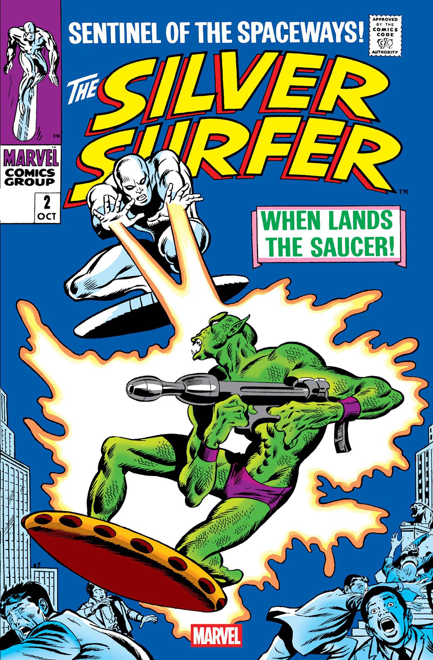 SILVER SURFER #2 FACSIMILE EDITION FOIL VARIANT ISBN: 75960621485300121 - FOC DATE: 3/8/26 - Release Date: 4/15/26