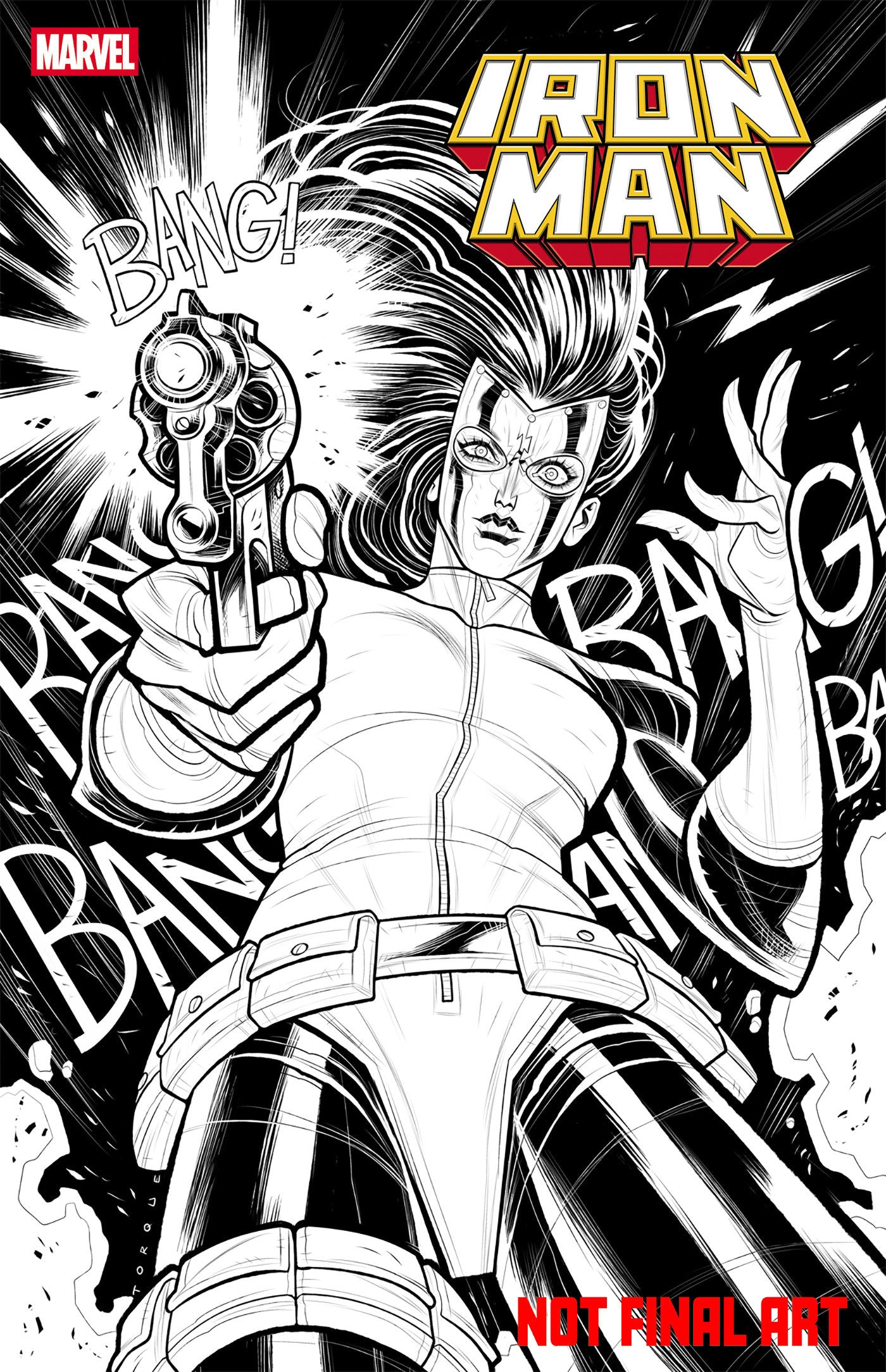 IRON MAN #1 ELIZABETH TORQUE MADAME MASQUE VARIANT ISBN: 75960621491400120 - Release Date: 1/28/26