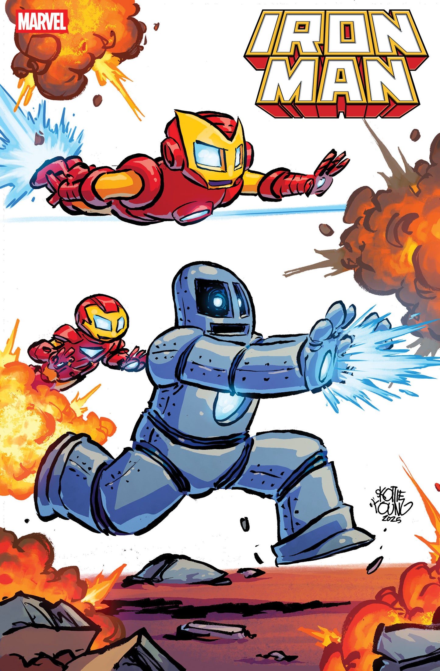 IRON MAN #1 SKOTTIE YOUNG 4-PART CONNECTING VARIANT ISBN: 75960621491400131 - Release Date: 1/28/26