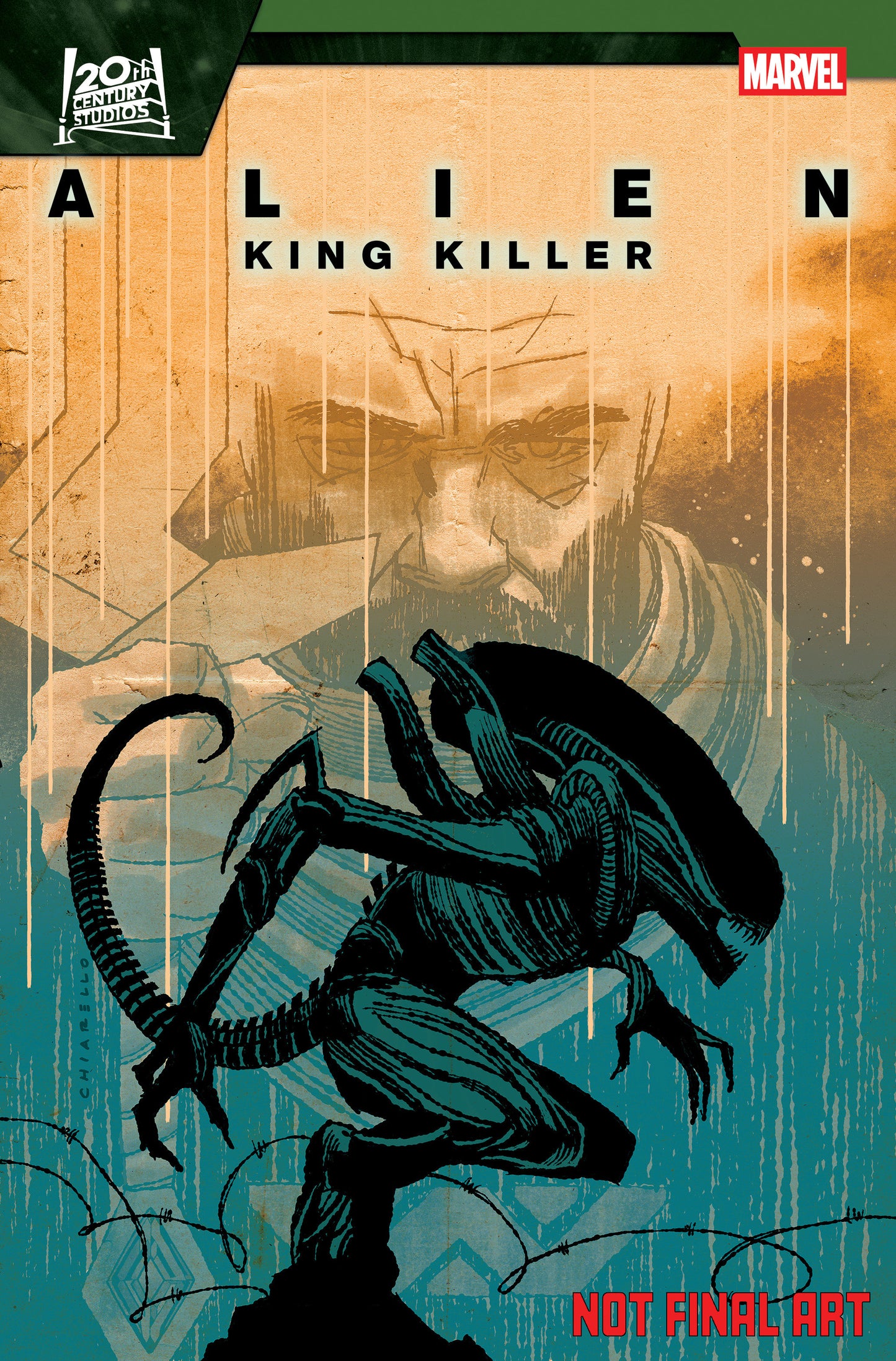 ALIEN: KING KILLER #1 MARK CHIARELLO VARIANT ISBN: 75960621518800131 - FOC DATE: 3/2/26 - Release Date: 4/1/26