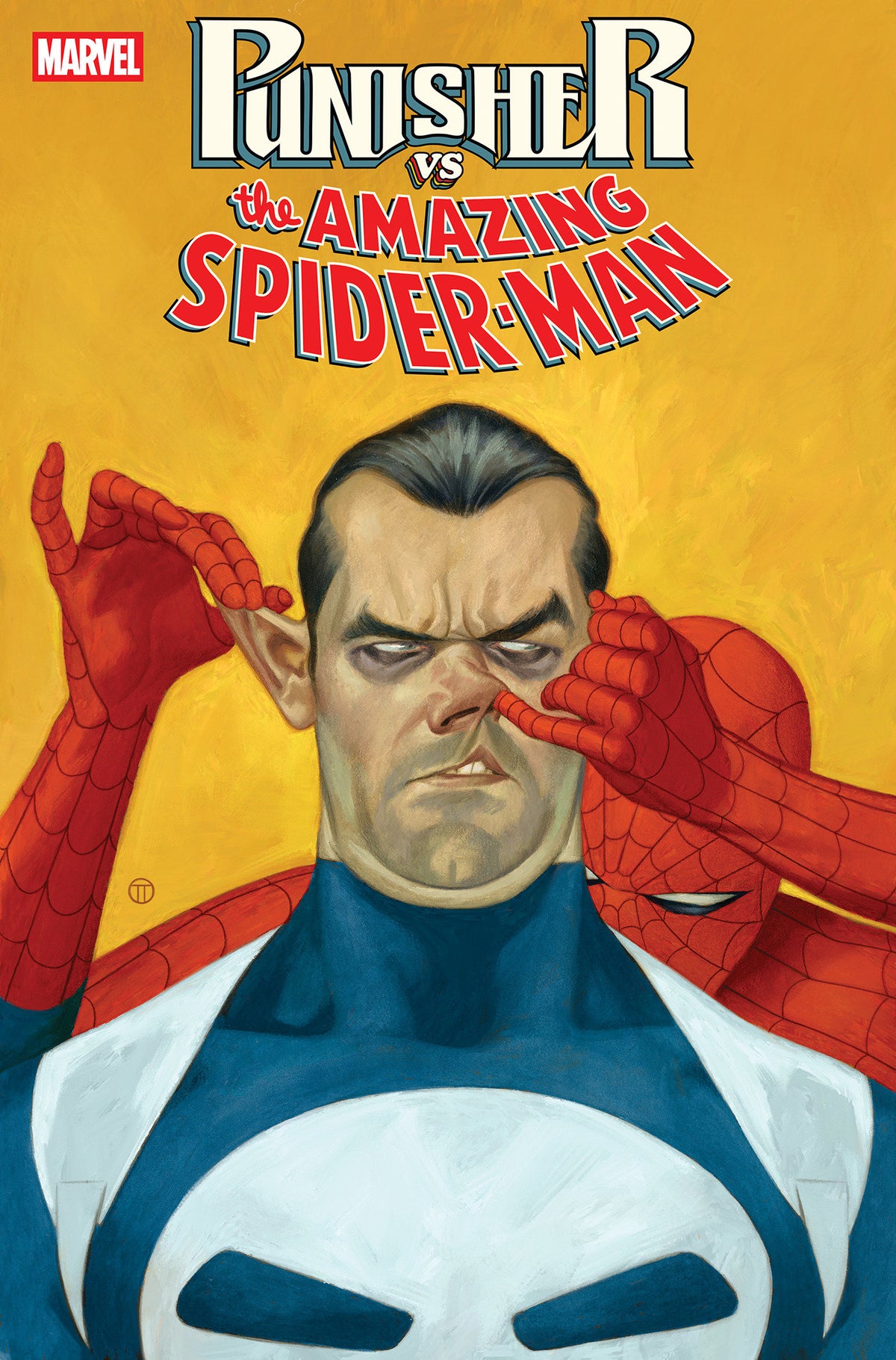 PUNISHER VS. SPIDER-MAN #4 JULIAN TOTINO TODESCO VARIANT ISBN: 75960621549200421 - FOC DATE: 9/27/26 - Release Date: 10/28/26