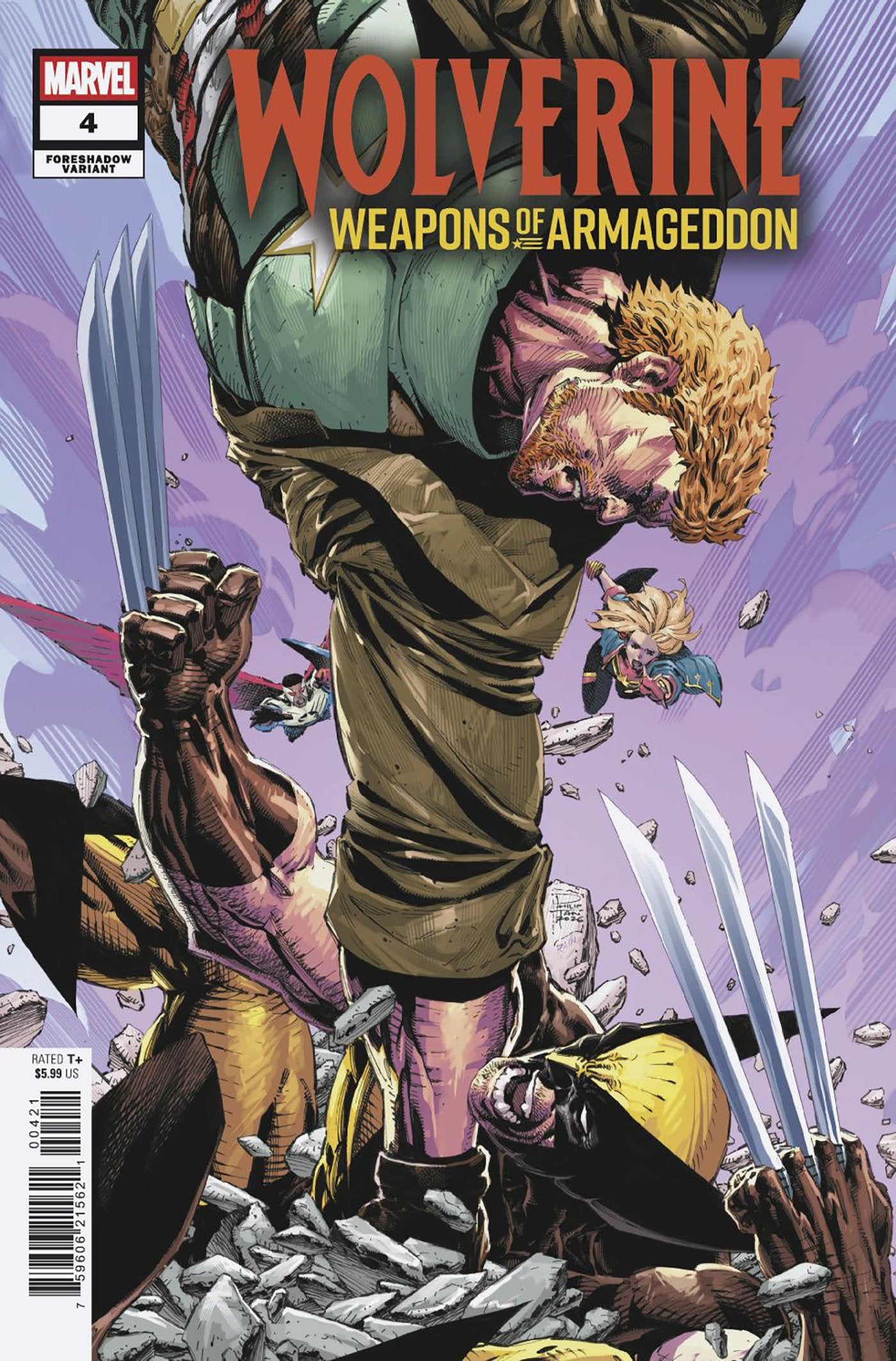 WOLVERINE: WEAPONS OF ARMAGEDDON #4 PHILIP TAN FORESHADOW VARIANT ISBN: 75960621562100421 - FOC DATE: 4/19/26 - Release Date: 5/20/26