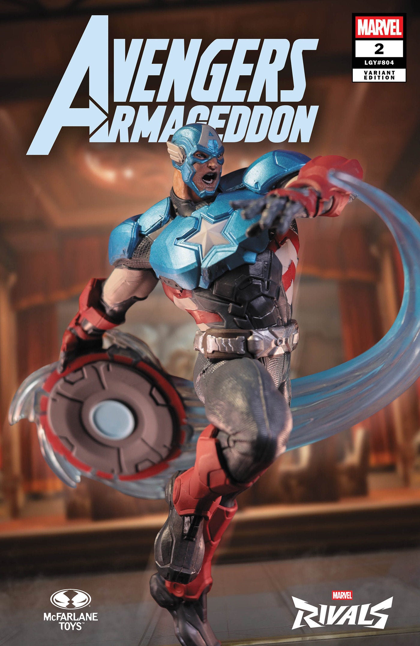 AVENGERS: ARMAGEDDON #2 MCFARLANE TOYS MARVEL RIVALS VARIANT ISBN: 75960621563800271 - FOC DATE: 6/14/26 - Release Date: 7/15/26