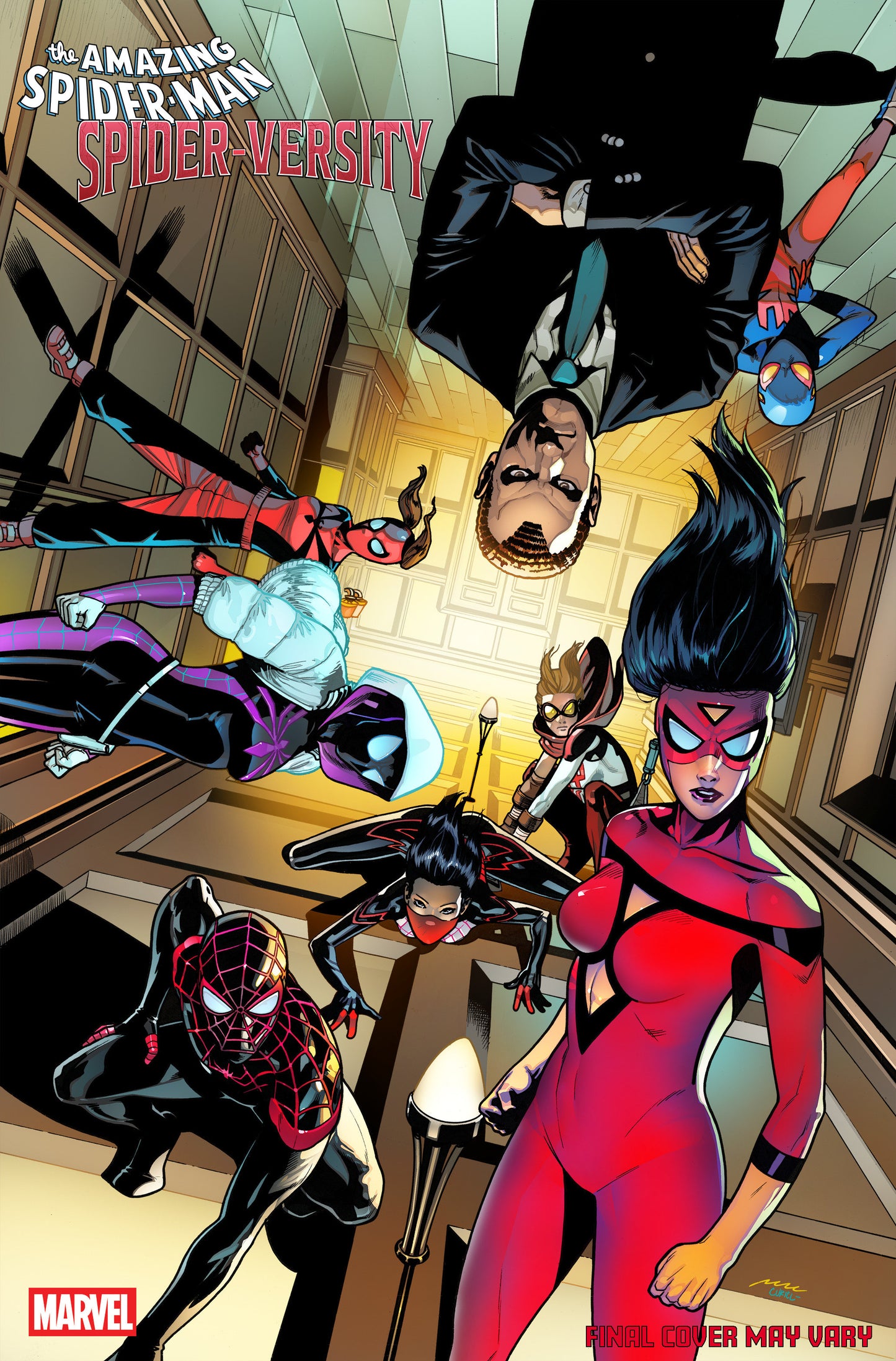 AMAZING SPIDER-MAN: SPIDER-VERSITY #1 PERE PEREZ FOIL VARIANT ISBN: 75960621577500121 - FOC DATE: 3/8/26 - Release Date: 4/22/26