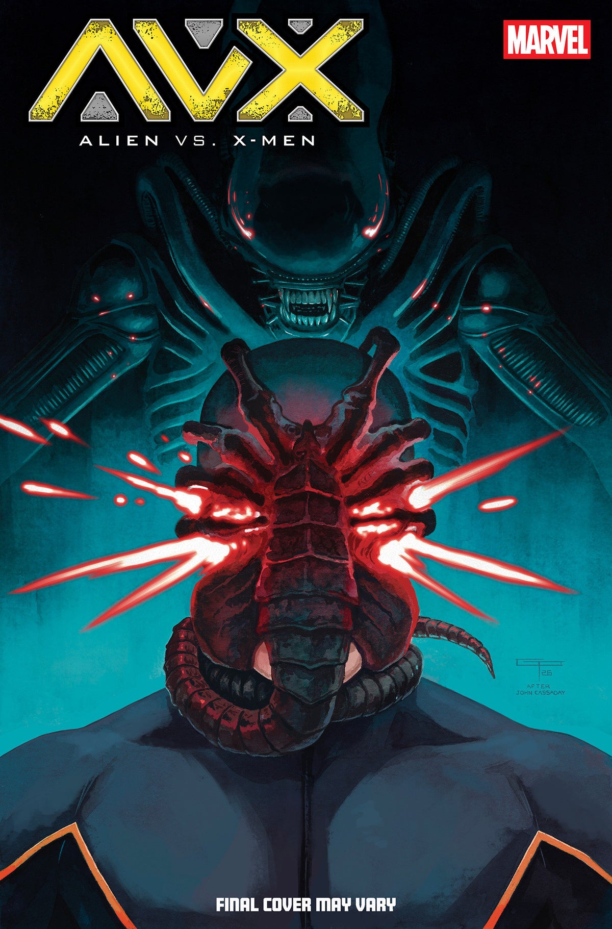 ALIEN VS. X-MEN #2 GERMAN PERALTA VARIANT ISBN: 75960621578200221 - FOC DATE: 9/27/26 - Release Date: 10/28/26