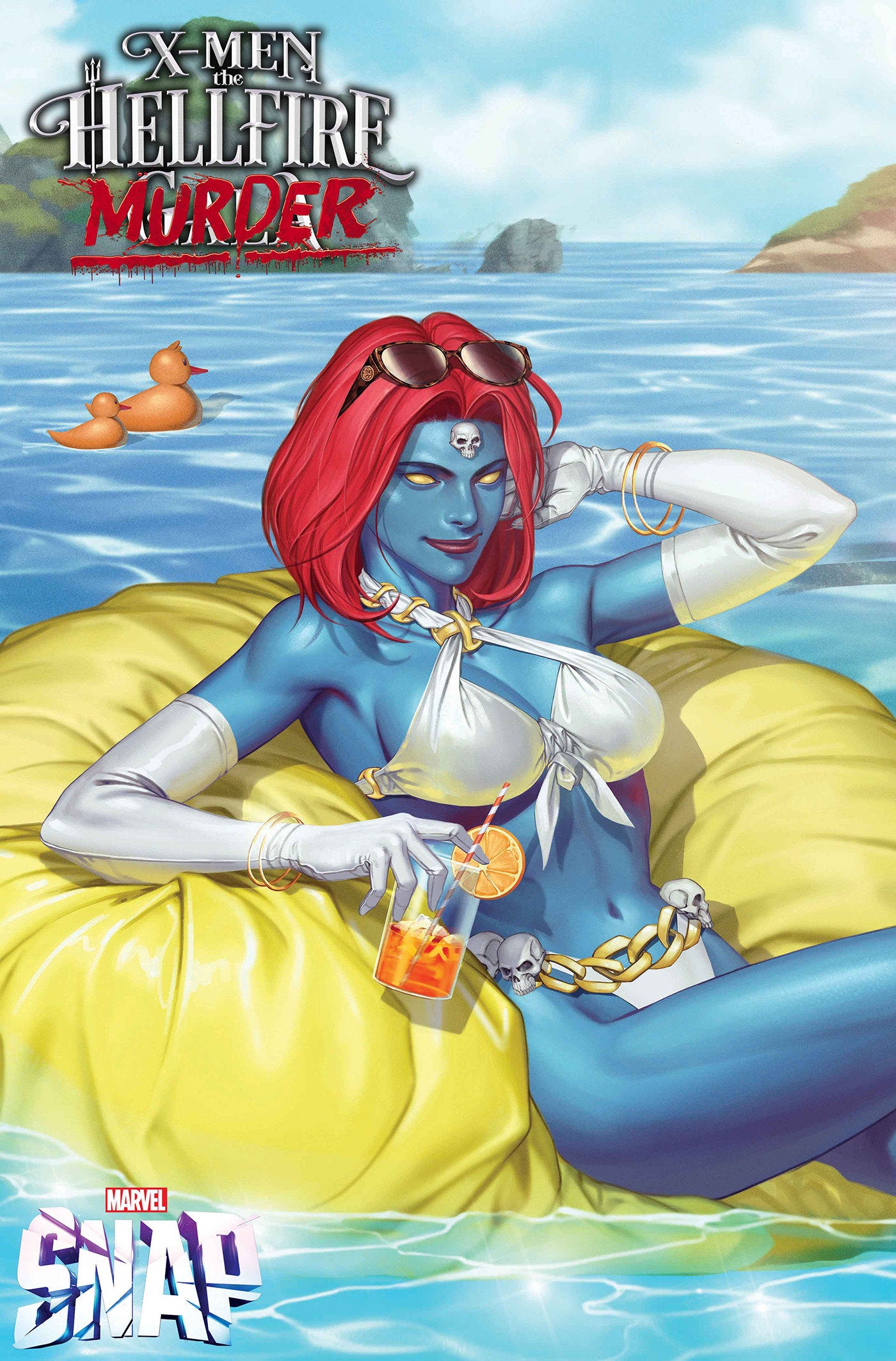 X-MEN: THE HELLFIRE MURDER #1 INHYUK LEE MARVEL SNAP SWIMSUIT VARIANT ISBN: 75960621580500151 - FOC DATE: 6/21/26 - Release Date: 7/22/26