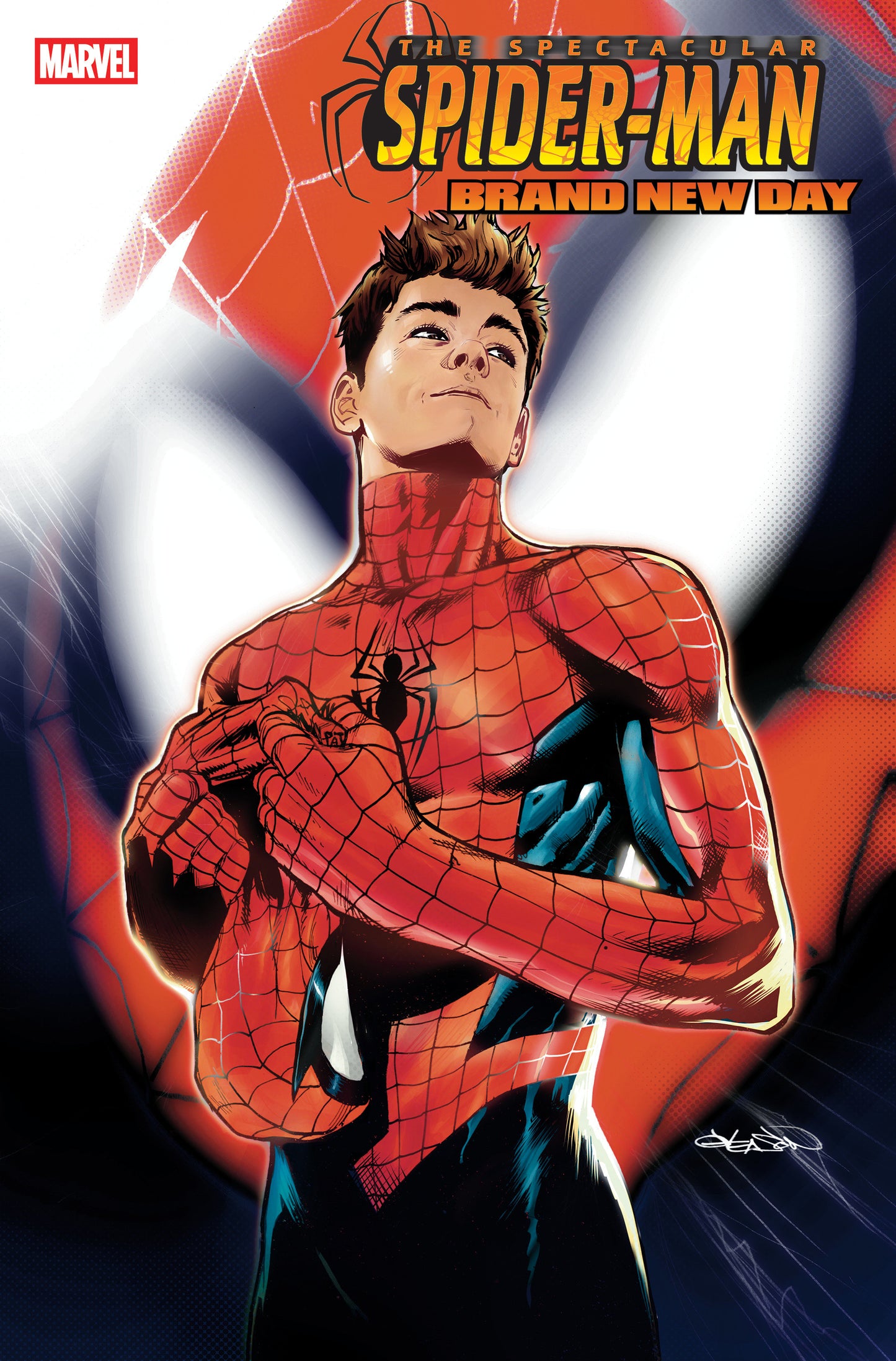 SPECTACULAR SPIDER-MAN: BRAND NEW DAY #1 PAT GLEASON VARIANT ISBN: 75960621582900161 - FOC DATE: 4/12/26 - Release Date: 5/13/26