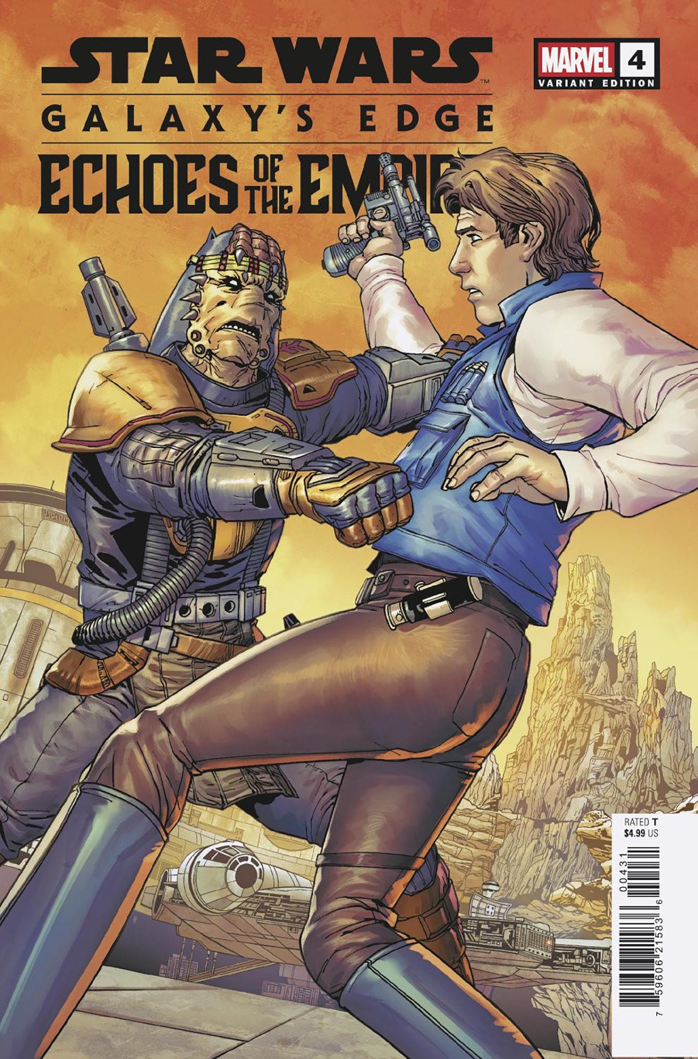 STAR WARS: GALAXY'S EDGE - ECHOES OF THE EMPIRE #4 GIUSEPPE CAMUNCOLI VARIANT ISBN: 75960621593500431 - FOC DATE: 6/14/26 - Release Date: 7/15/26