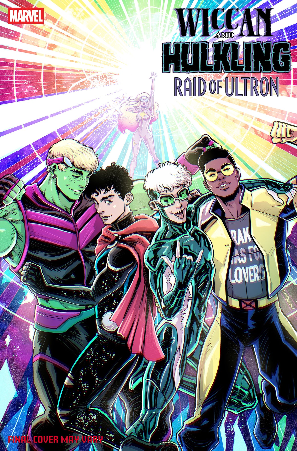 WICCAN & HULKLING: RAID OF ULTRON #1 LUCIANO VECCHIO VARIANT ISBN: 75960621608600121 - FOC DATE: 4/26/26 - Release Date: 5/27/26