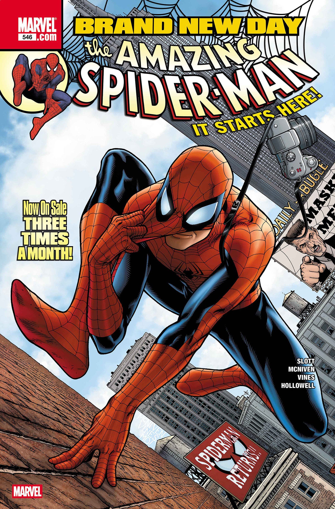 AMAZING SPIDER-MAN #546 FACSIMILE EDITION ISBN: 75960621617854611 - FOC DATE: 4/26/26 - Release Date: 6/10/26