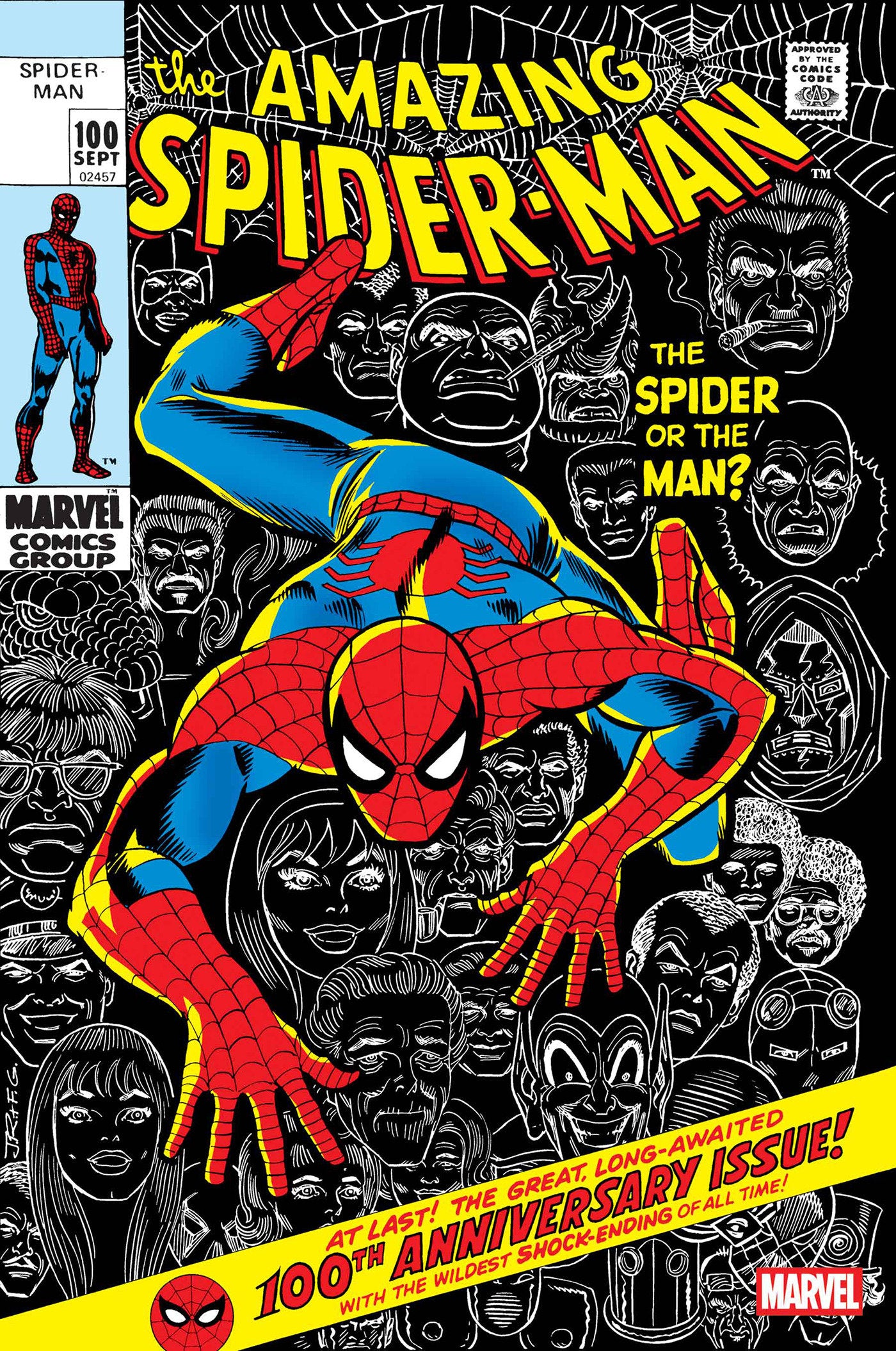 AMAZING SPIDER-MAN #100 FACSIMILE EDITION ISBN: 75960621620810011 - FOC DATE: 6/28/26 - Release Date: 8/12/26