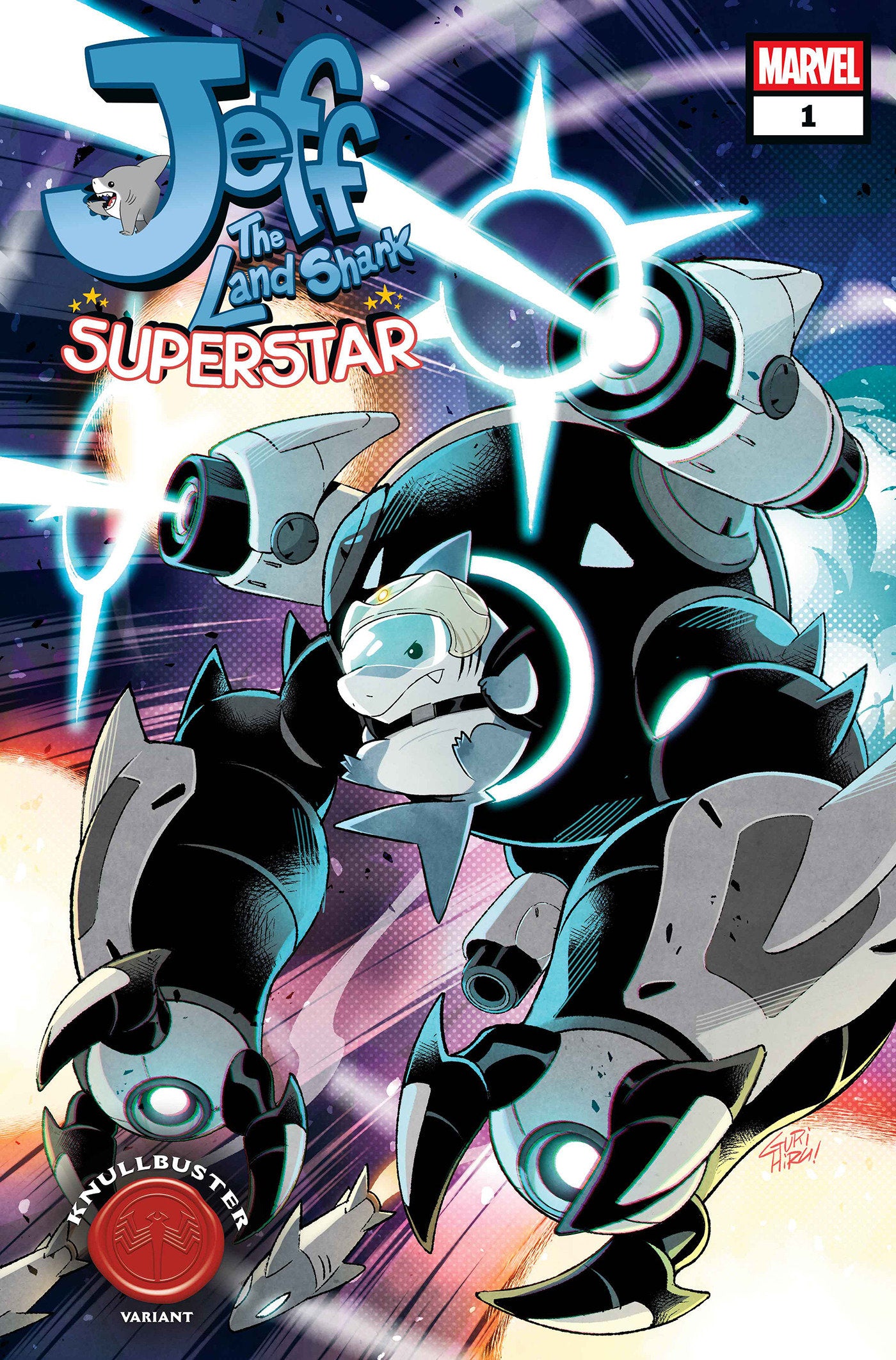 JEFF THE LAND SHARK: SUPERSTAR #1 GURIHIRU KNULLBUSTER VARIANT ISBN: 75960621629100141 - FOC DATE: 5/24/26 - Release Date: 7/8/26