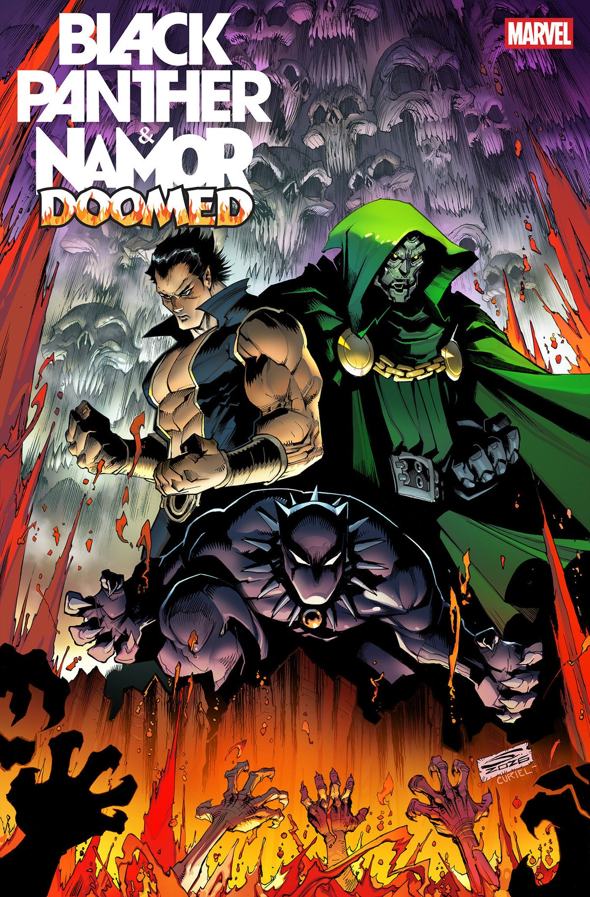 BLACK PANTHER/NAMOR: DOOMED #3 GERARDO SANDOVAL VARIANT ISBN: 75960621630700321 - FOC DATE: 10/11/26 - Release Date: 11/18/26