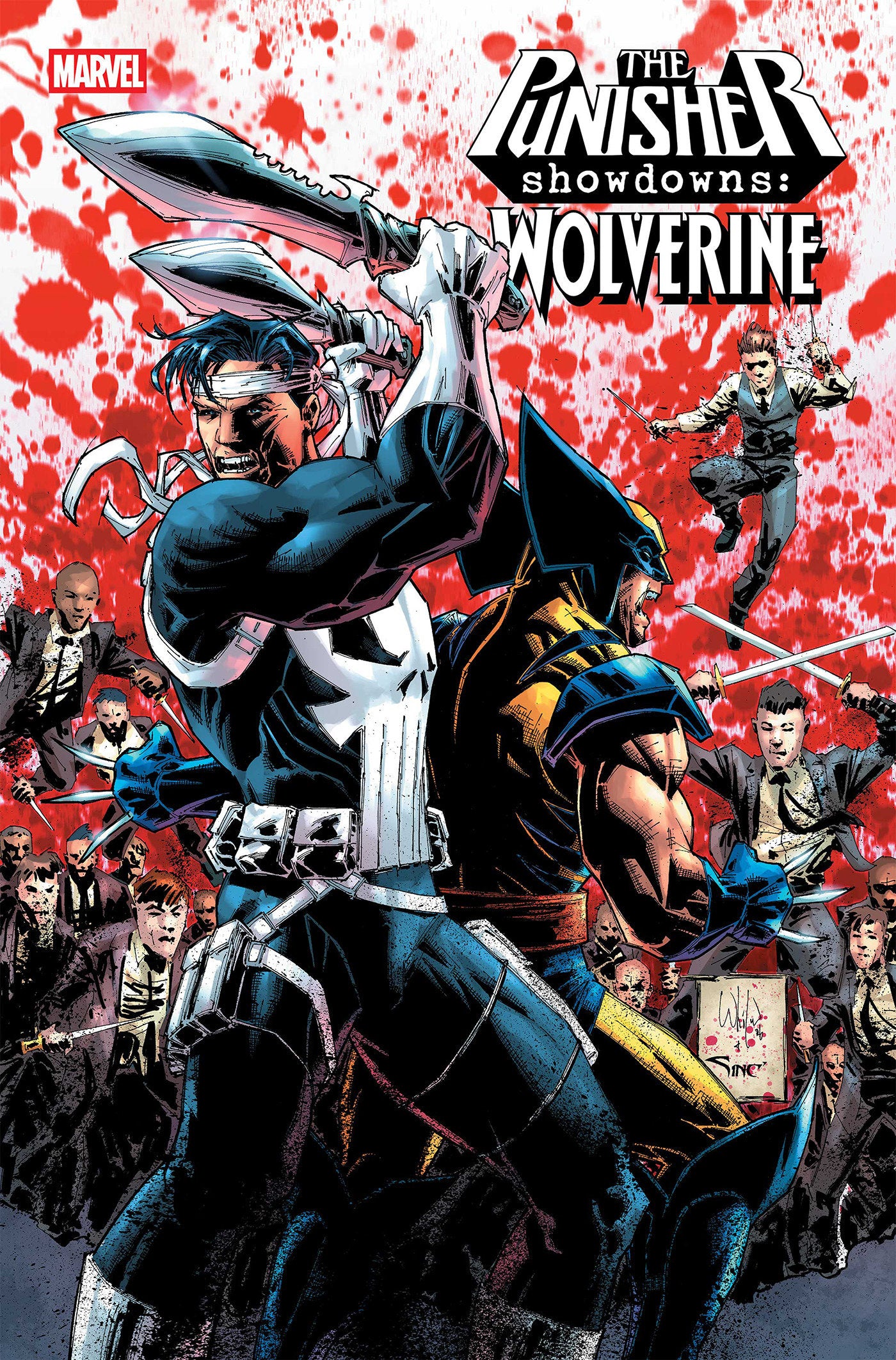 PUNISHER SHOWDOWNS: WOLVERINE #1 ISBN: 75960621634500111 - FOC DATE: 10/4/26 - Release Date: 11/4/26