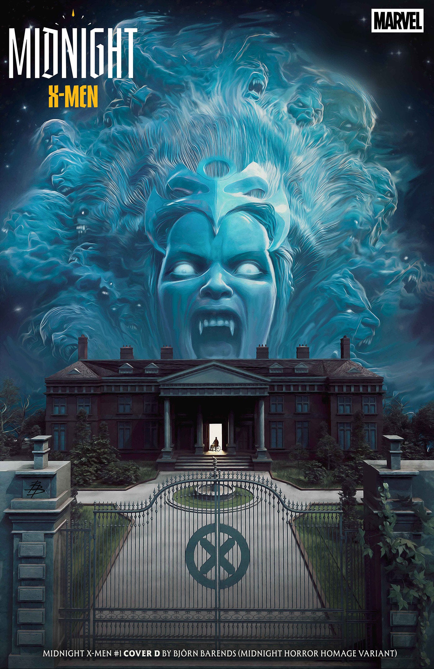 MIDNIGHT X-MEN #1 COVER D BJORN BARENDS MIDNIGHT HORROR HOMAGE VARIANT ISBN: 75960621668000141 - FOC DATE: 8/30/26 - Release Date: 10/7/26