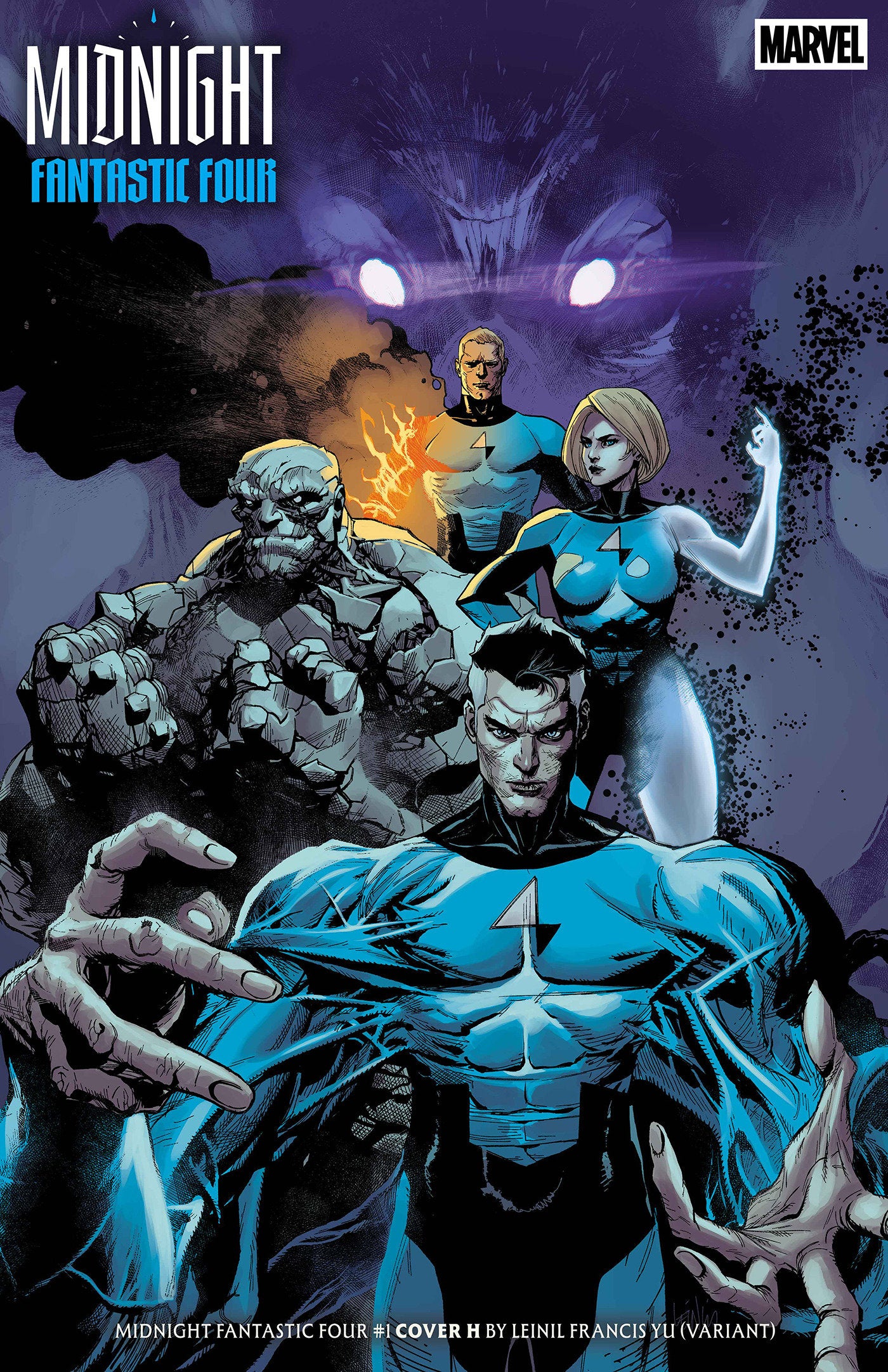 MIDNIGHT FANTASTIC FOUR #1 COVER H LEINIL YU VARIANT ISBN: 75960621680200161 - FOC DATE: 8/30/26 - Release Date: 10/7/26
