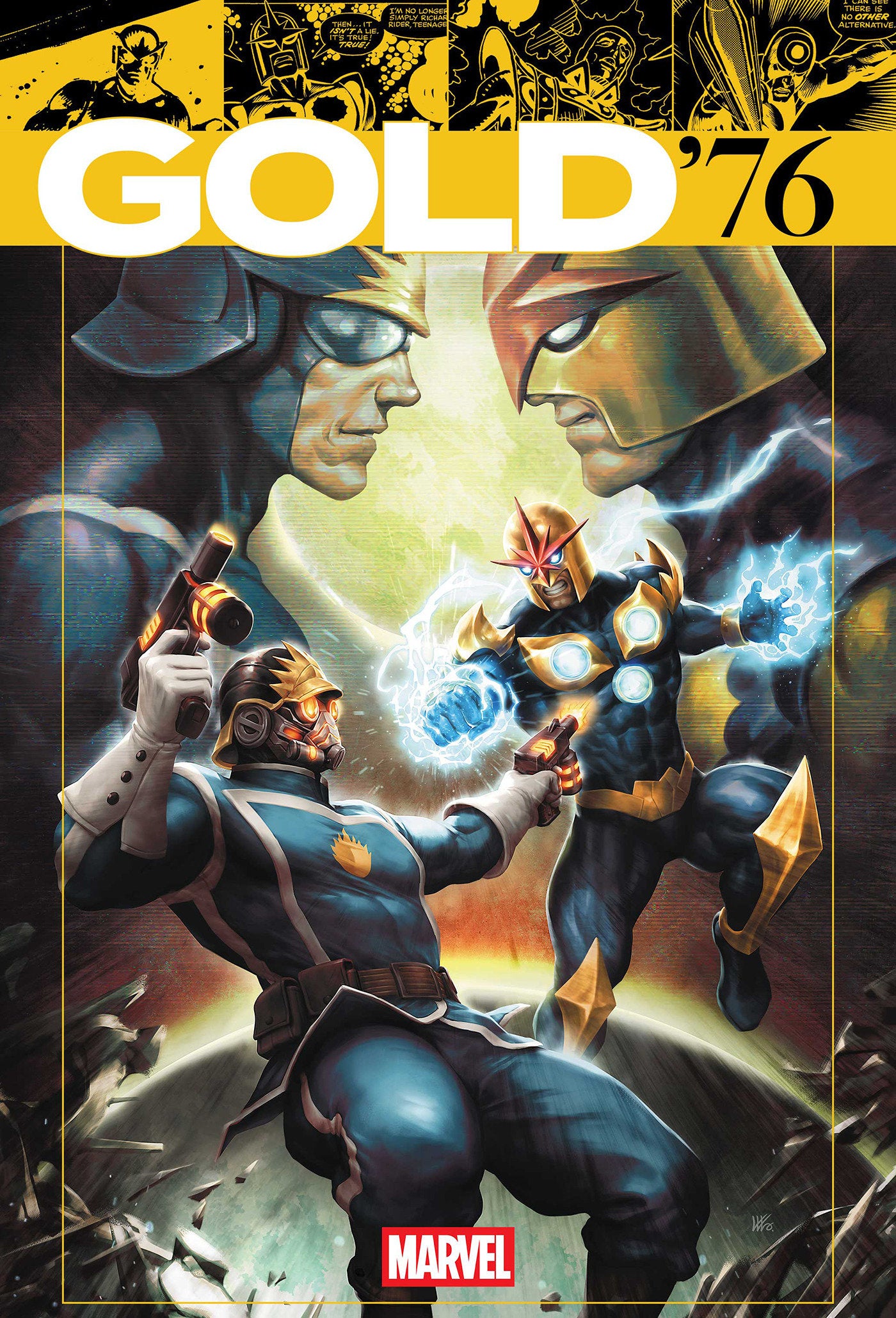 MARVEL GOLD '76 #1 KENDRICK LIM VARIANT ISBN: 75960621688800121 - FOC DATE: 8/9/26 - Release Date: 9/9/26