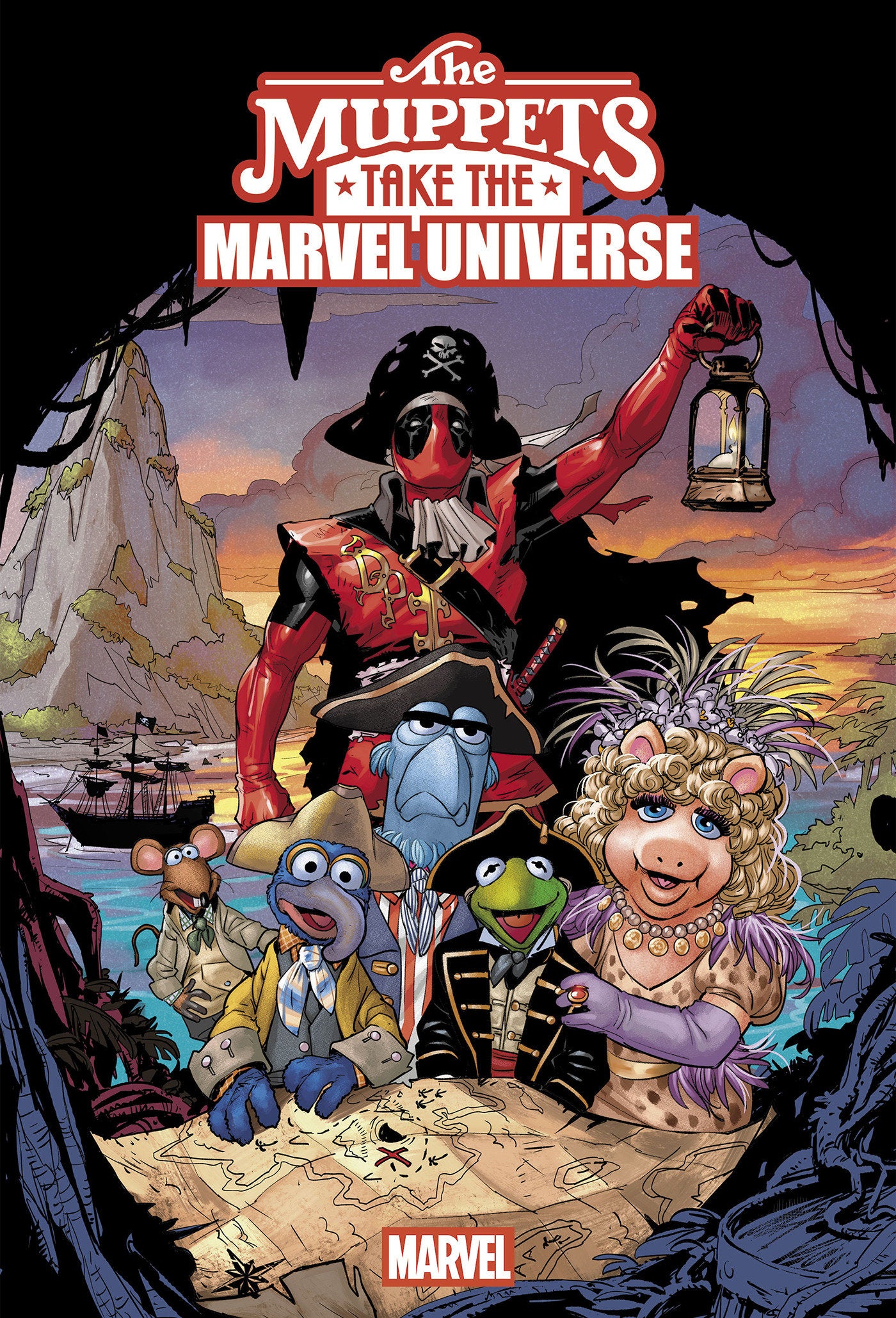 MUPPETS TAKE THE MARVEL UNIVERSE #1 MATTEO LOLLI MUPPET TREASURE ISLAND 30TH ANNIVERSARY VARIANT ISBN: 75960621689500151 - FOC DATE: 8/9/26 - Release Date: 9/23/26