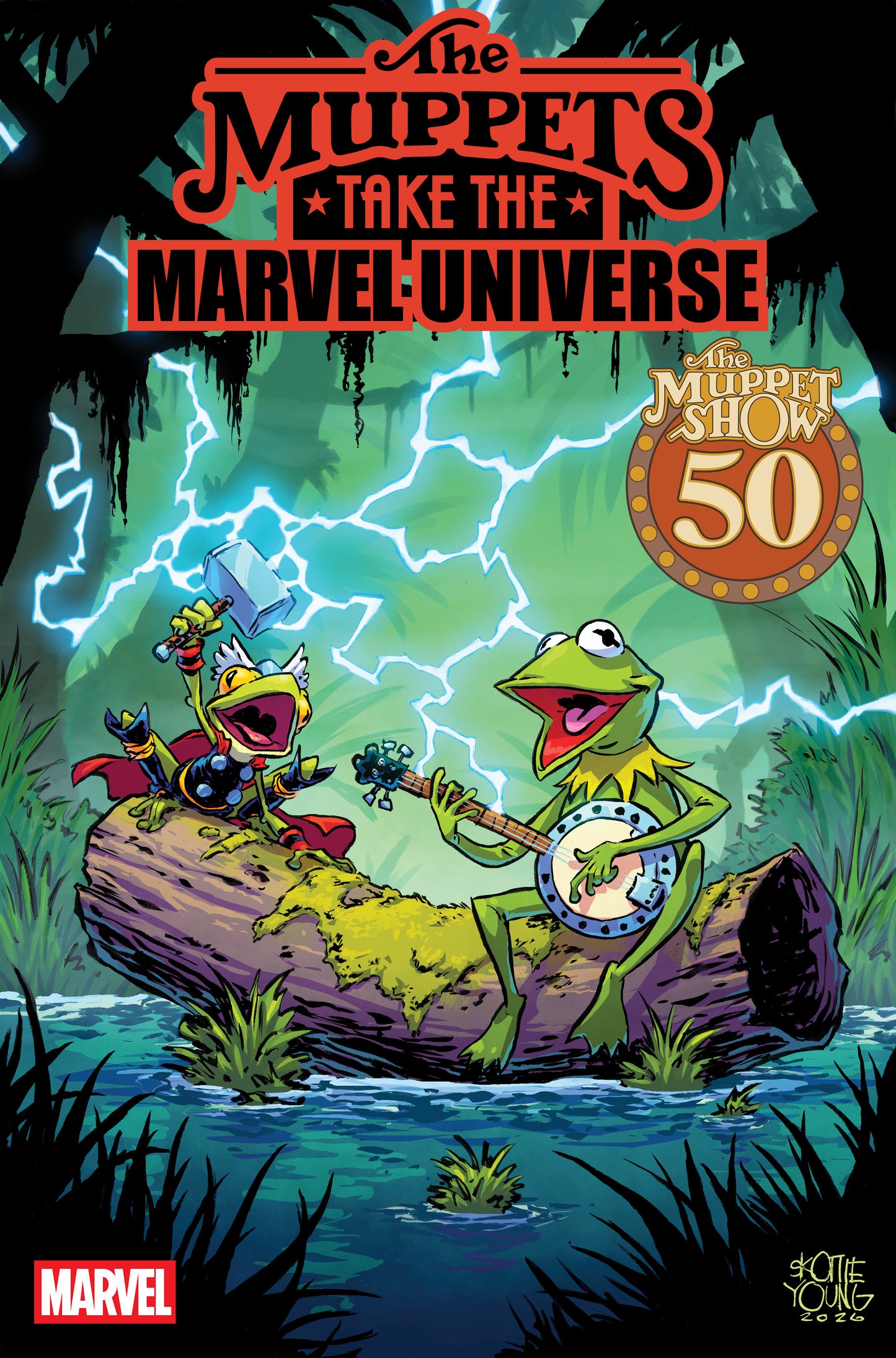 MUPPETS TAKE THE MARVEL UNIVERSE #1 SKOTTIE YOUNG VARIANT ISBN: 75960621689500171 - FOC DATE: 8/9/26 - Release Date: 9/23/26