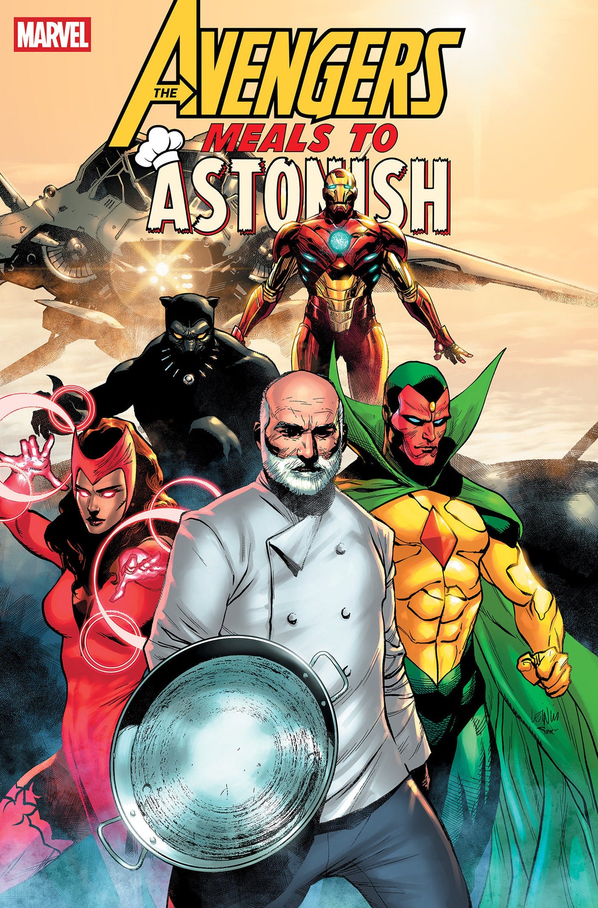 MEALS TO ASTONISH: AVENGERS #1 ISBN: 75960621714400111 - FOC DATE: 9/13/26 - Release Date: 10/14/26