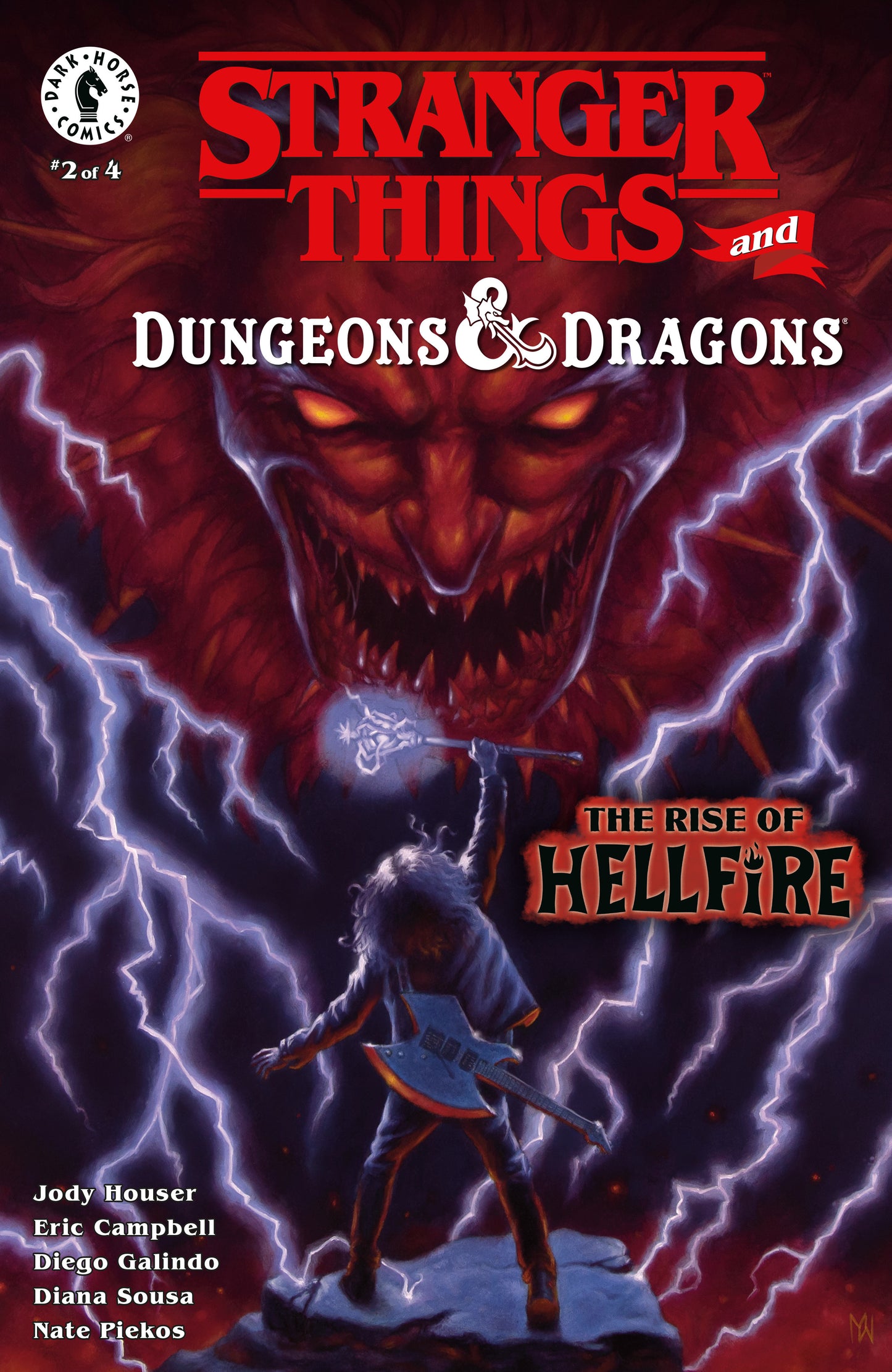 Stranger Things and Dungeons & Dragons: The Rise of Hellfire #2 (CVR A) (Myles Wohl) - Release Date: 4/2/25