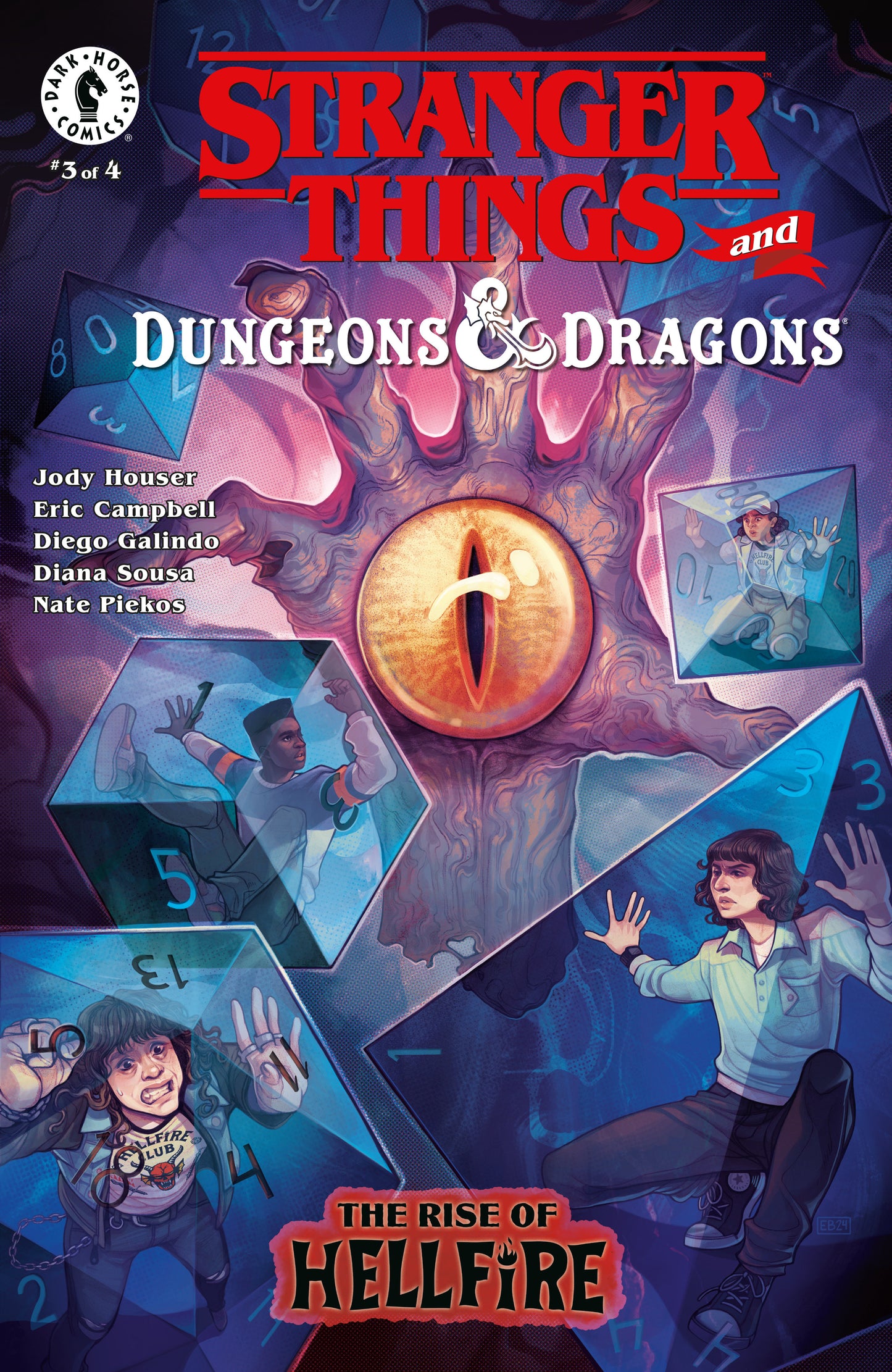 Stranger Things and Dungeons & Dragons: The Rise of Hellfire #3 (CVR B) (Elizabeth Beals) - Release Date: 5/28/25