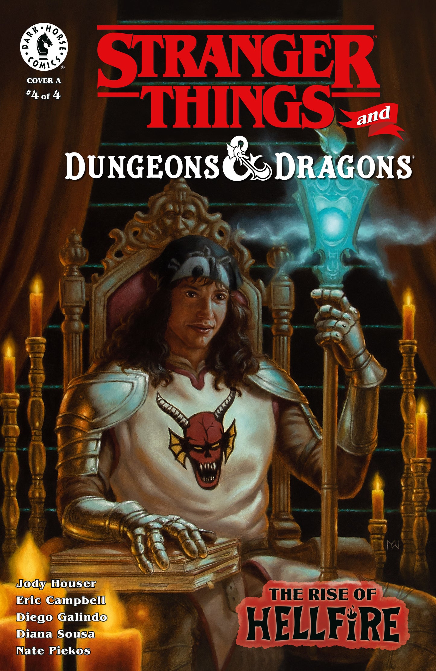 Stranger Things and Dungeons & Dragons: The Rise of Hellfire #4 (CVR A) (Myles Wohl) - Release Date: 6/11/25