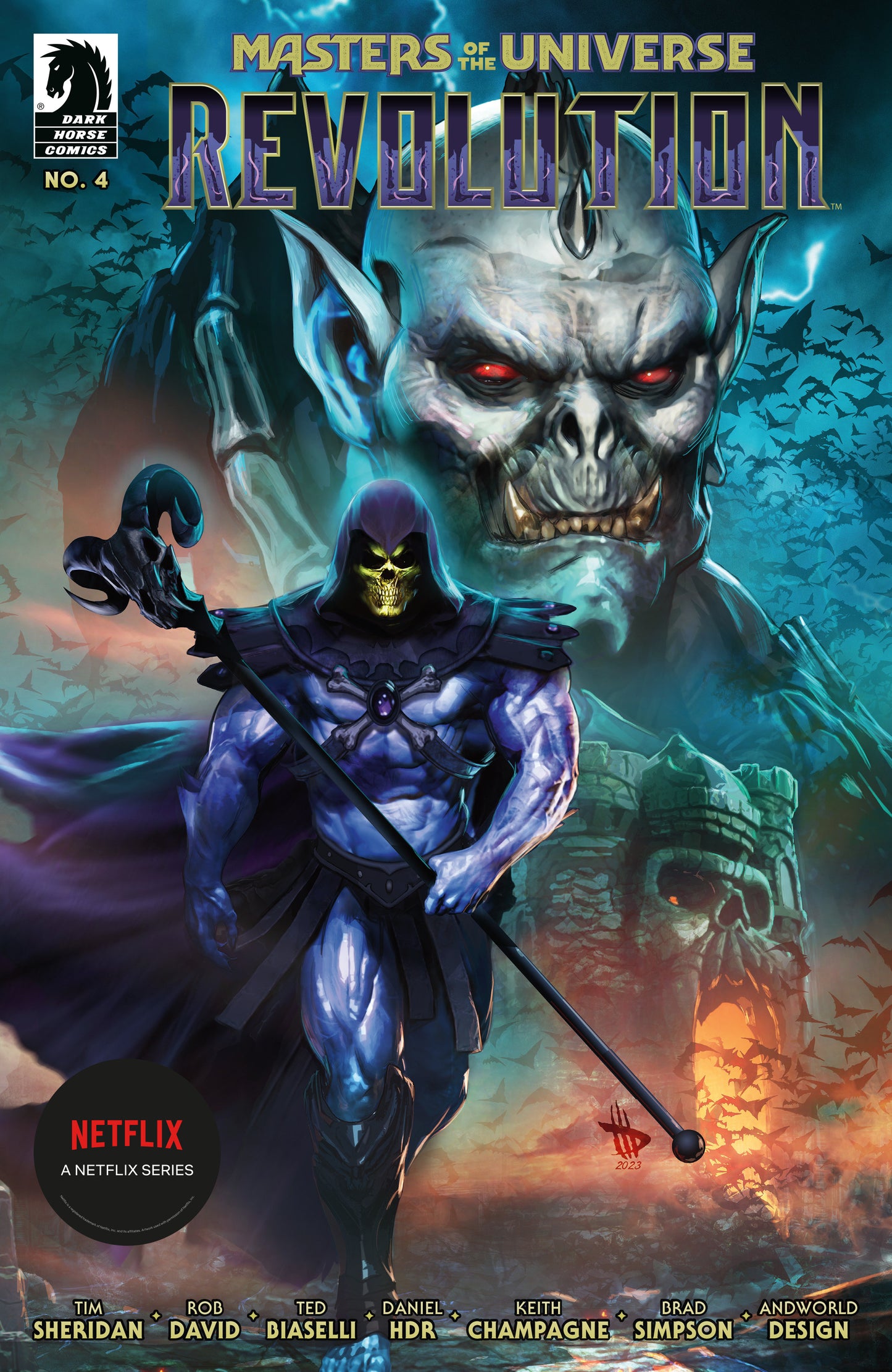Masters of the Universe: Revolution #4 (CVR A) (Dave Wilkins) - Release Date: 9/11/24