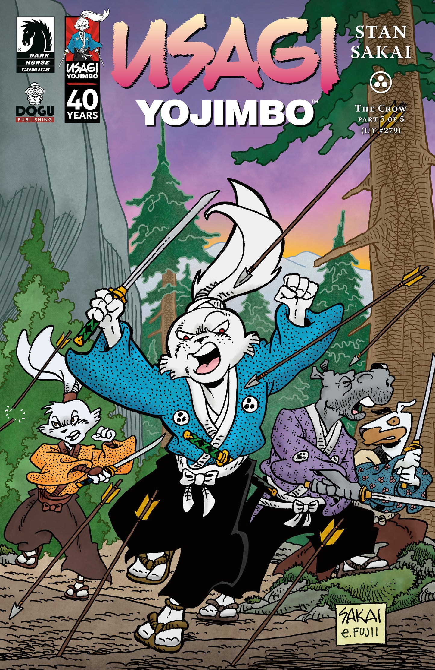Usagi Yojimbo: The Crow #5 (CVR A) (Stan Sakai) - Release Date: 8/21/24