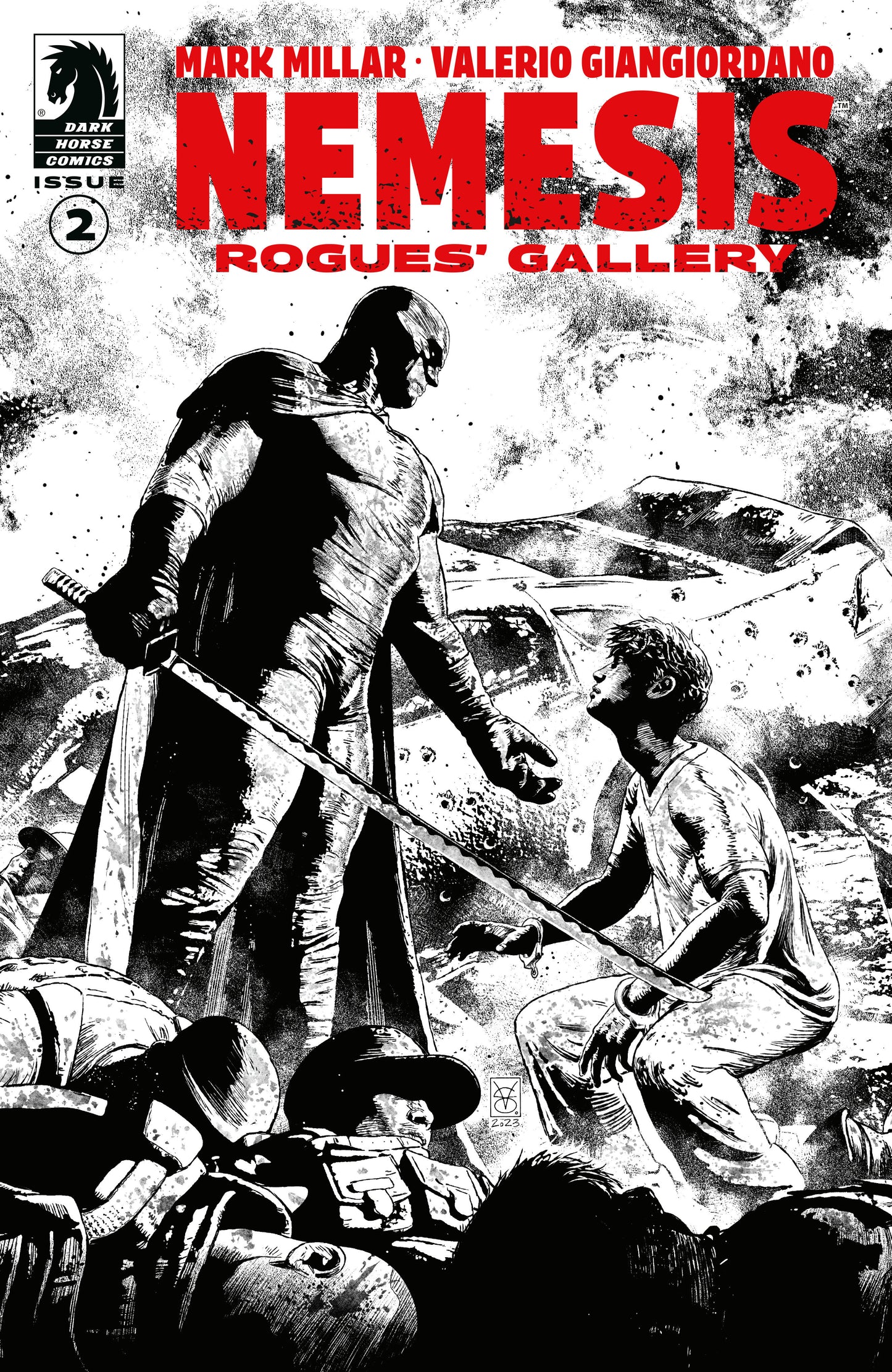 Nemesis: Rogues' Gallery #2 (CVR B) (B&W) (Valerio Giangiordano) - Release Date: 8/28/24