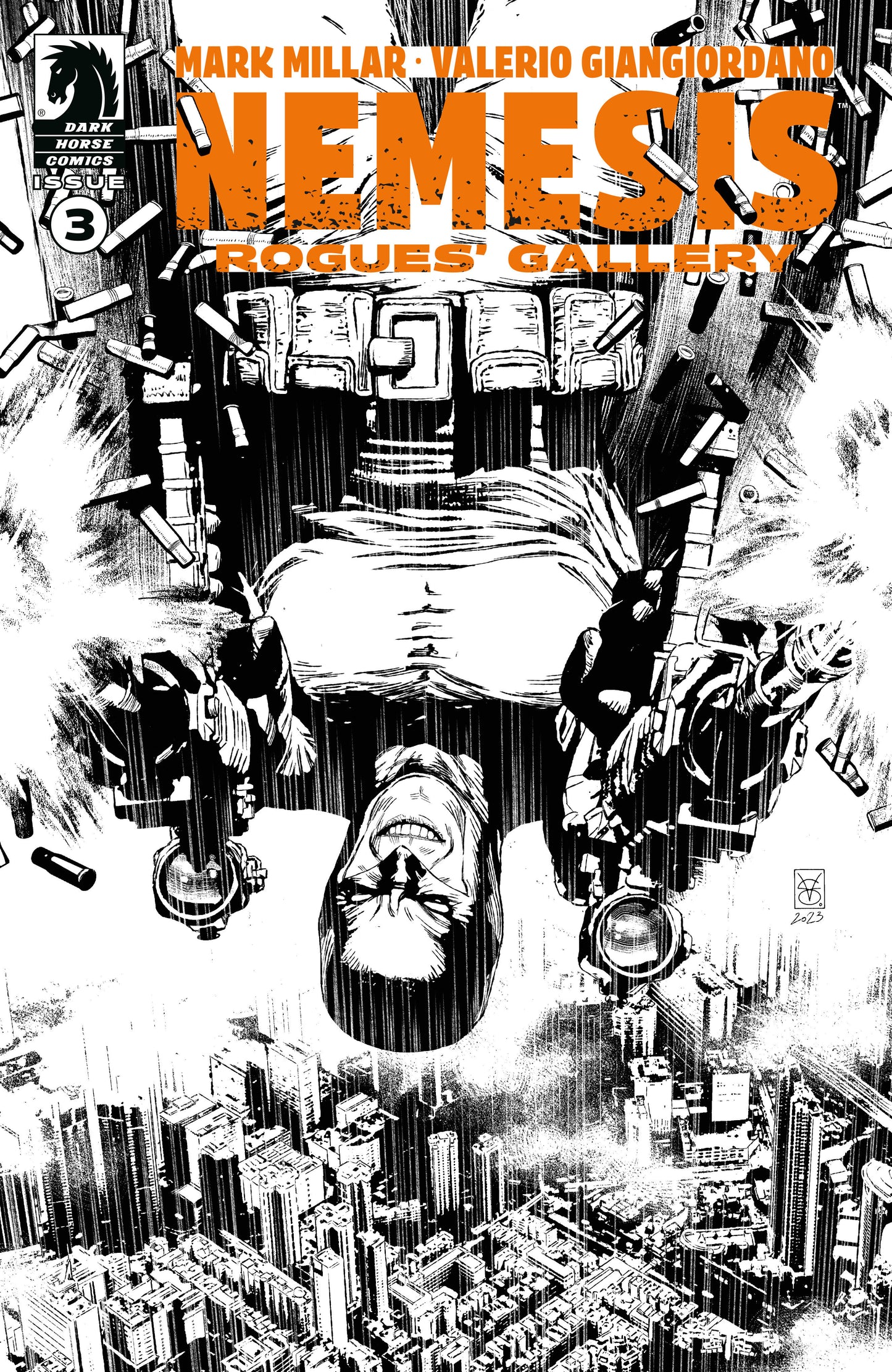 Nemesis: Rogues' Gallery #3 (CVR B) (B&W) (Valerio Giangiordano) - Release Date: 10/2/24