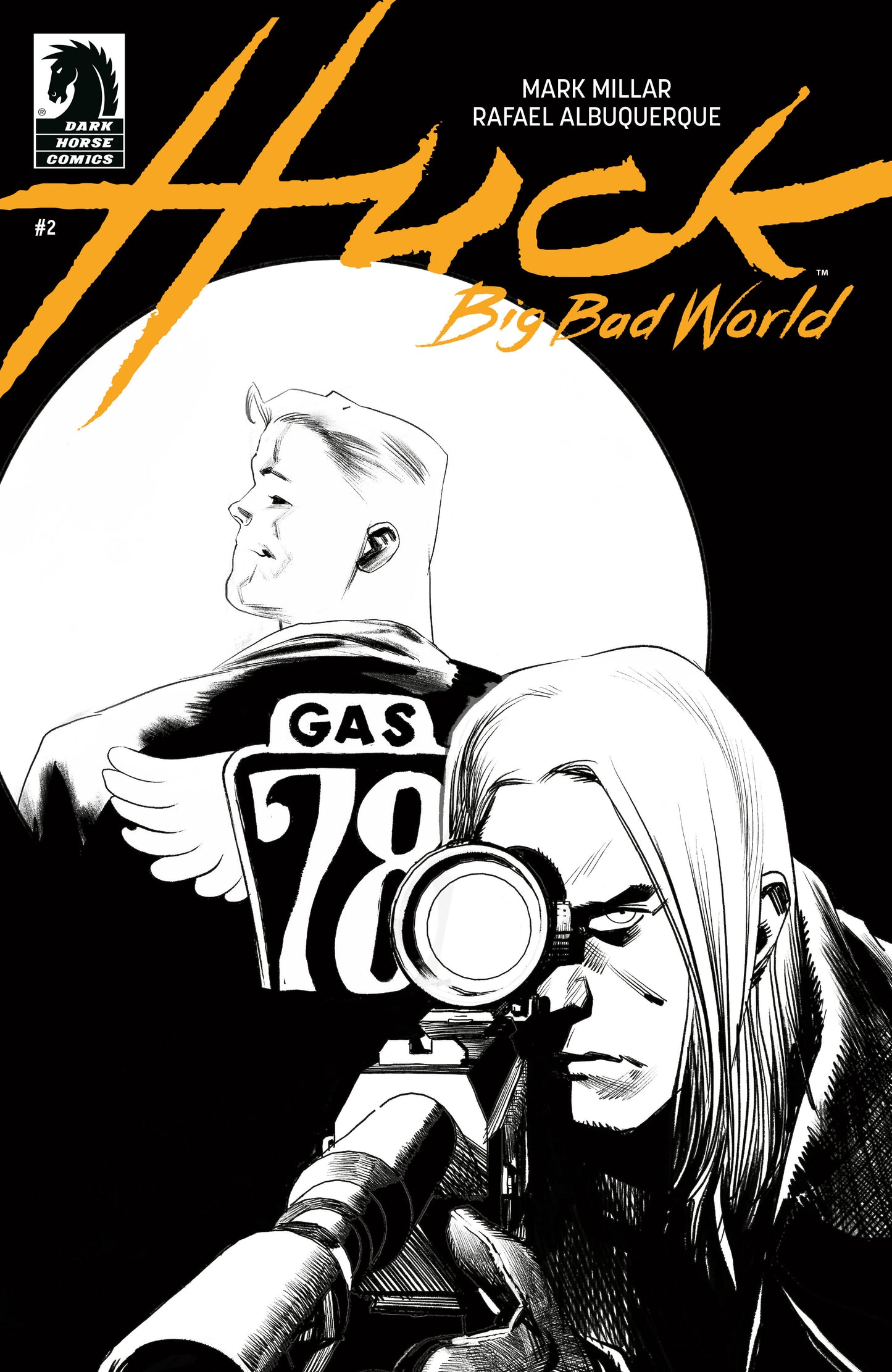 Huck: Big Bad World #2 (CVR B) (B&W) (Rafael Albuquerque) - Release Date: 6/25/25