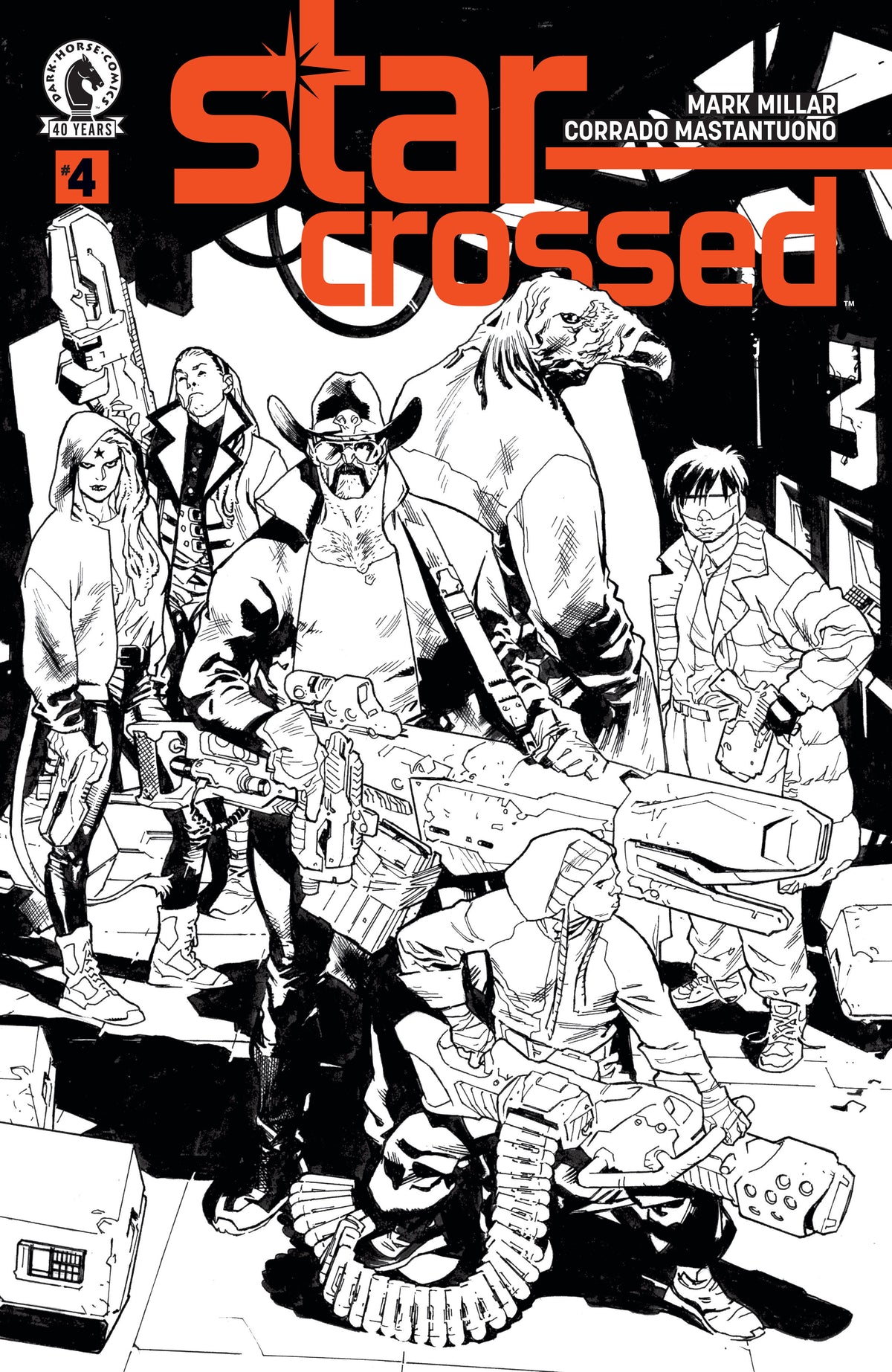 Star-Crossed #4 (CVR B) (B&W) (Stuart Immonen) ISBN: 76156801222400421 - FOC DATE: 10/18/26 - Release Date: 12/9/26