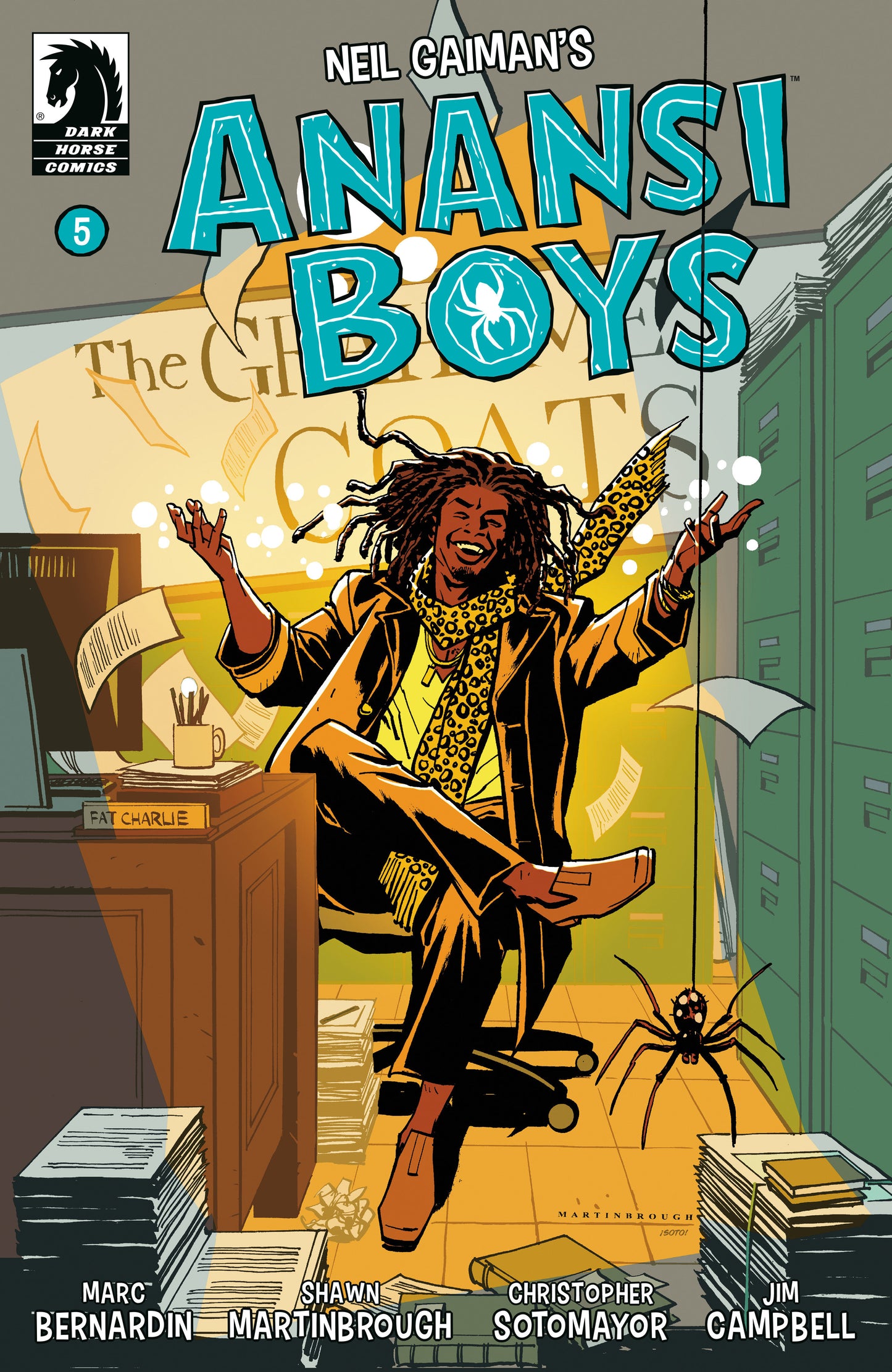 Anansi Boys I #5 (CVR B) (Shawn Martinbrough) - Release Date: 10/30/2024