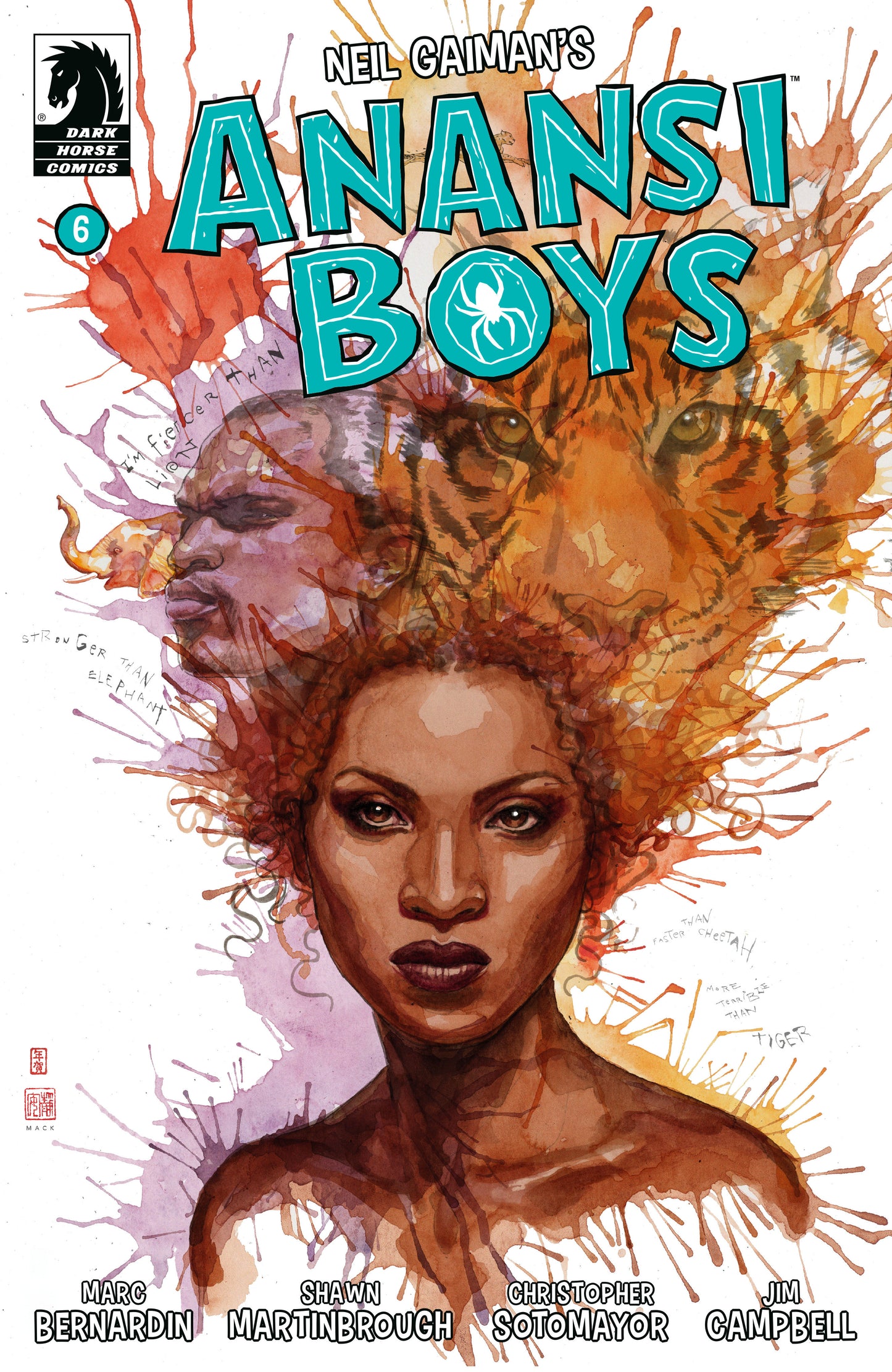 Anansi Boys I #6 (CVR A) (David Mack) - Release Date: 11/27/24