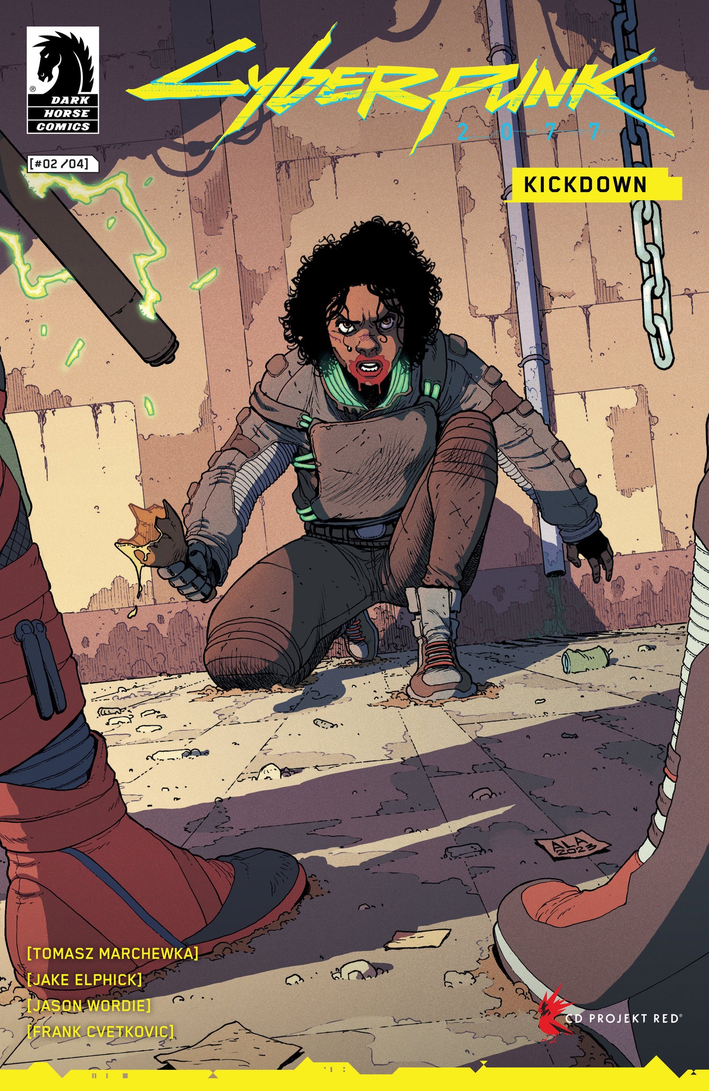 Cyberpunk 2077: Kickdown #2 (CVR C) (Andre Araujo) -Releases: 8/7/24