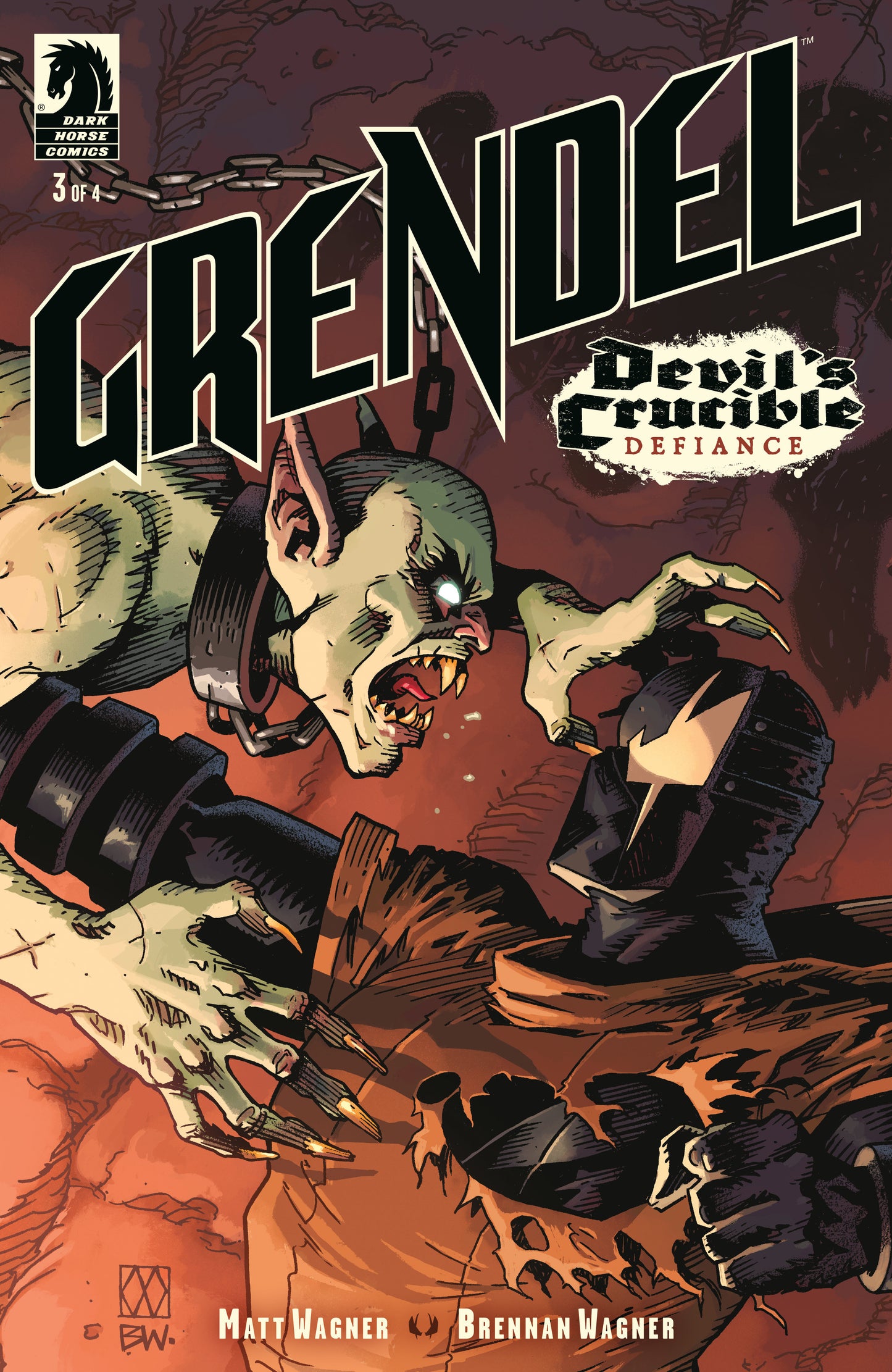 Grendel: Devil's Crucible--Defiance #3 (CVR A) (Matt Wagner) - Release Date: 9/4/24