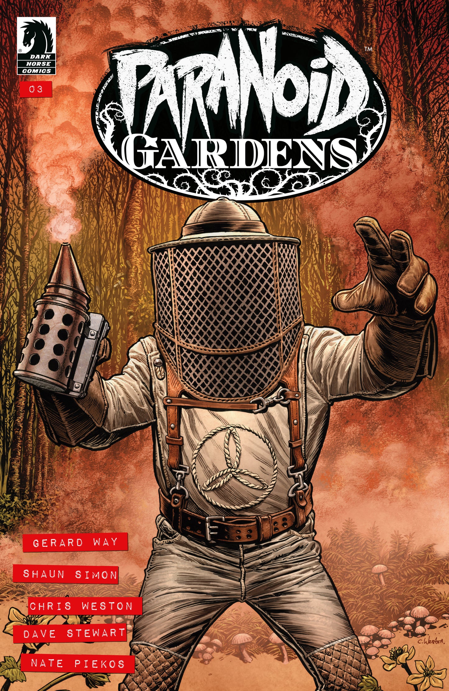 Paranoid Gardens #3 (CVR A) (Chris Weston) - Release Date: 9/18/24