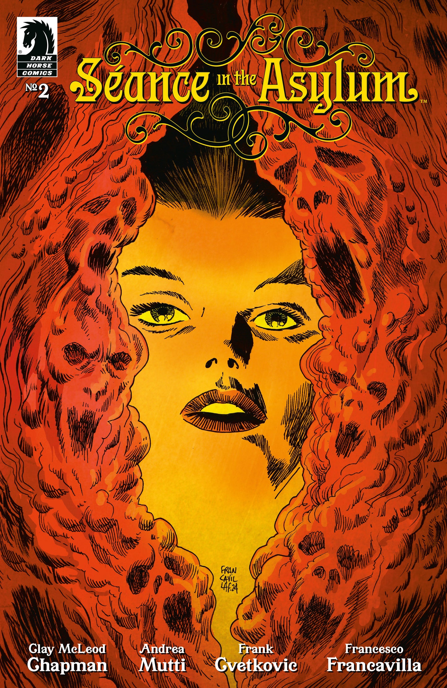 Seance in the Asylum #2 (CVR B) (Francesco Francavilla) - Release Date: 11/20/24