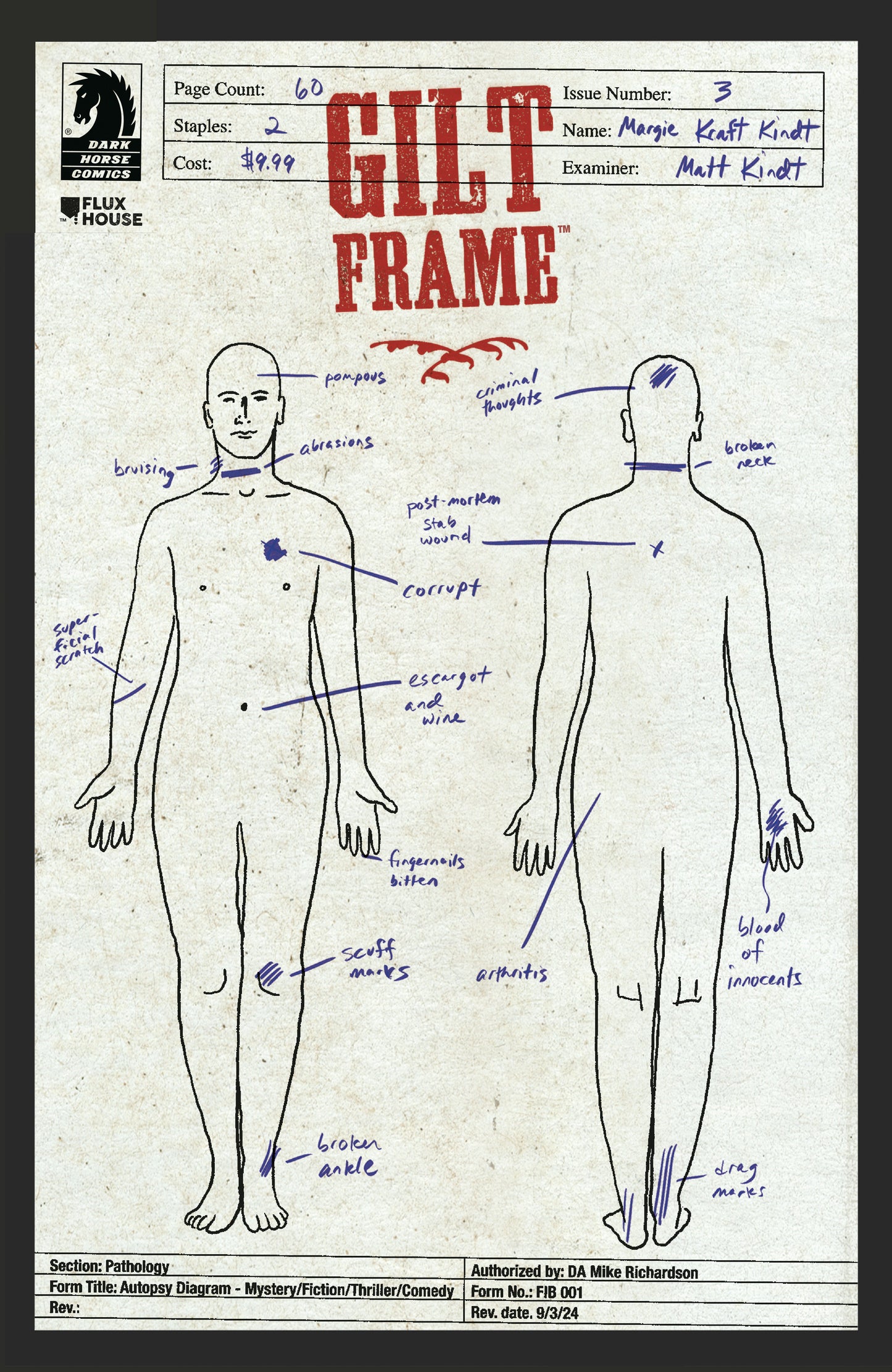 Gilt Frame #3 (CVR A) (Matt Kindt) - Release Date: 11/6/24