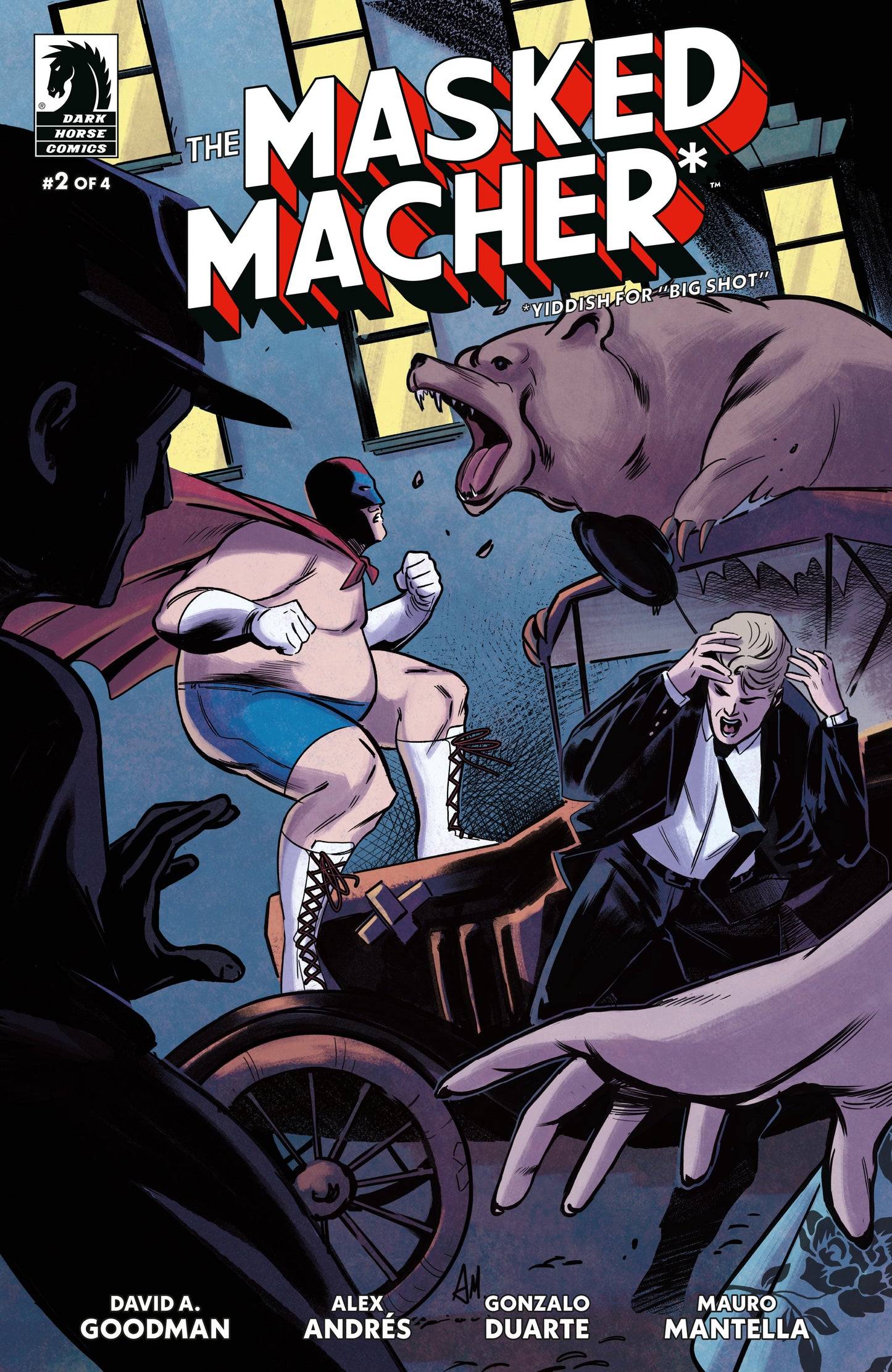 The Masked Macher #2 (CVR A) (Alex Andrés) - Release Date: 10/23/2024